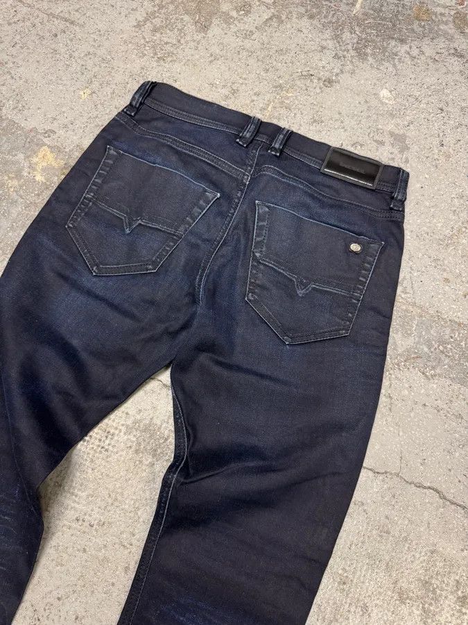 Diesel × Vintage Diesel Blue Waxed Navy Denim Skinny Jeans Size US 28 / EU 44 - 4 Thumbnail