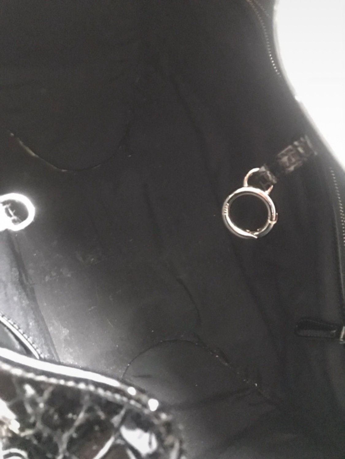 Dior Christian Dior 61 Black Leather Bag Size ONE SIZE - 7 Thumbnail