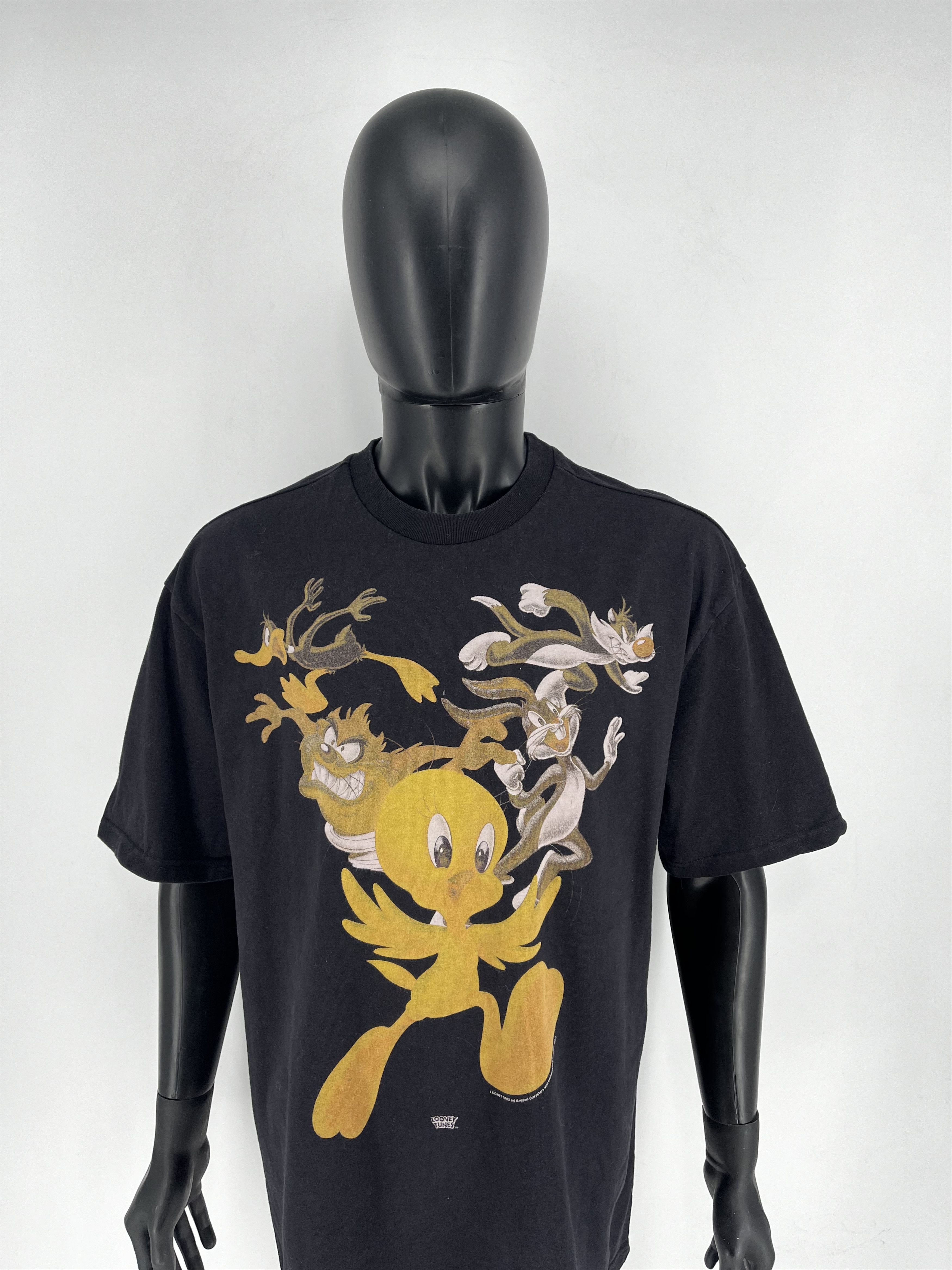 Disney × LFDY Men's Black Looney Tunes LFDY T-Shirt Size M Size US M / EU 48-50 / 2 - 5 Thumbnail
