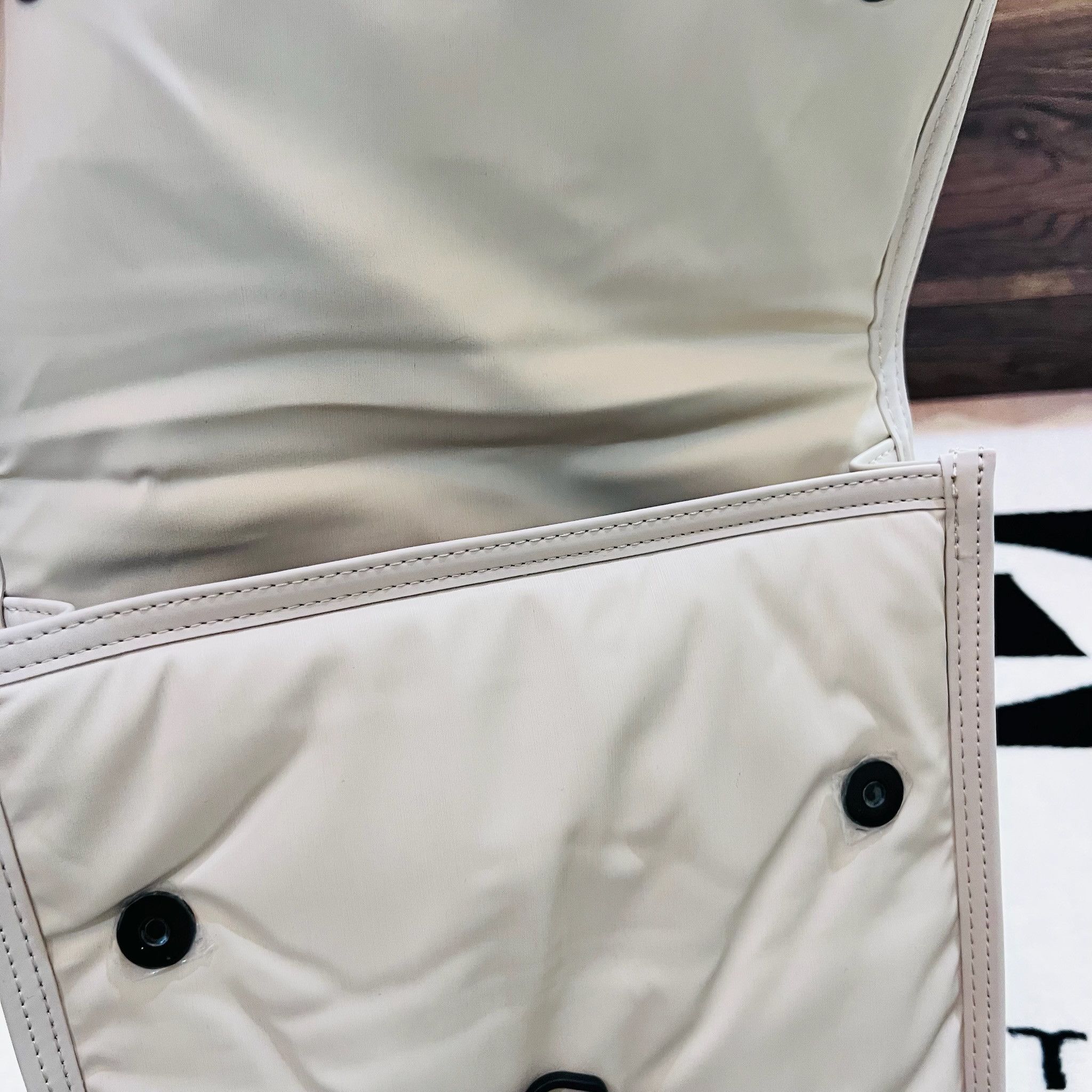 Rains Rains Puffed Backpack Micro Waterproof W3 - Dune Colorway Size ONE SIZE - 6 Thumbnail