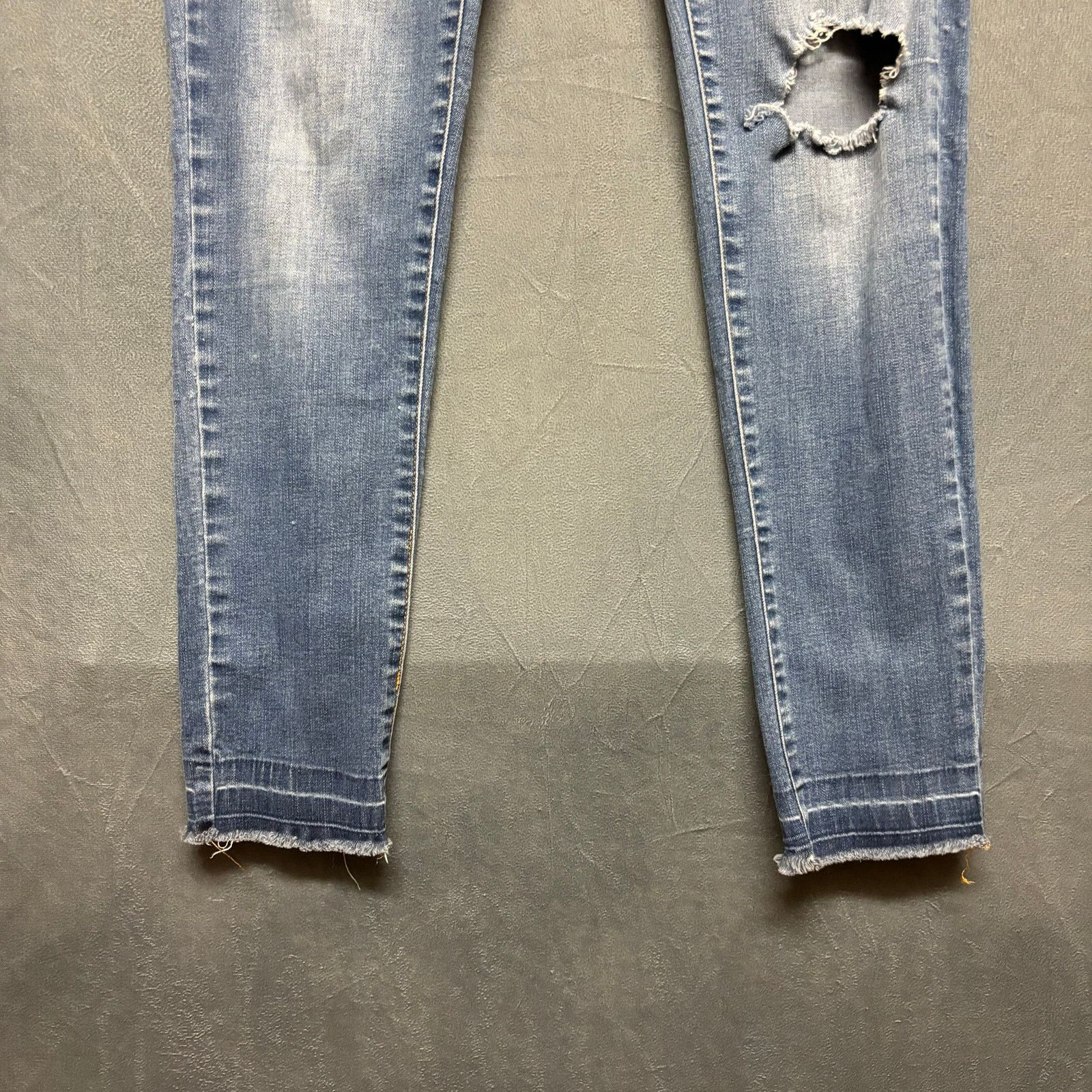 Aeropostale Aeropostale Jegging Jeans 10 Reg Womens Stretch Distress Y2K Size 32" / US 10 / IT 46 - 5 Thumbnail