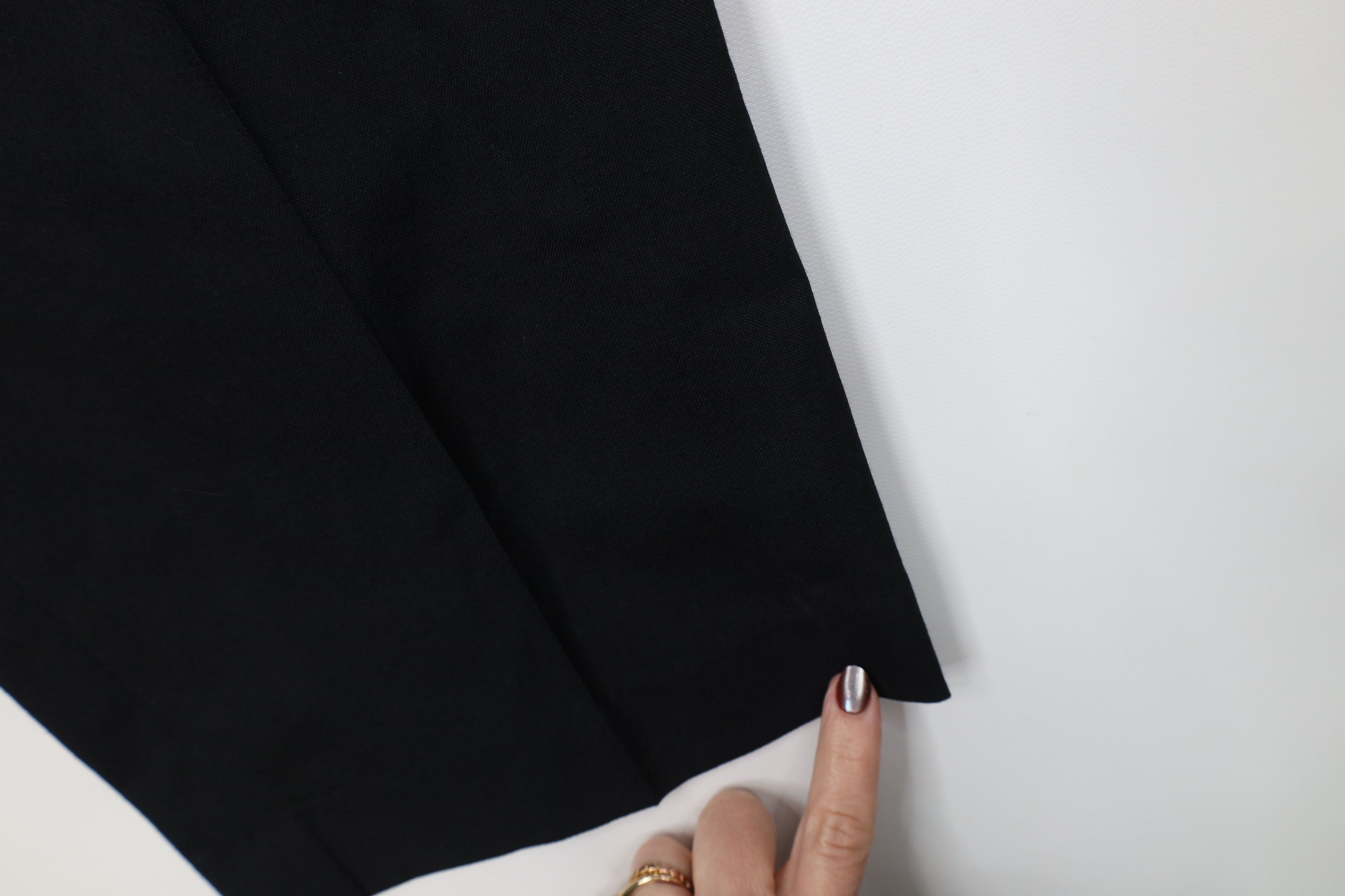 Lands' End Vintage 90s Lands End Wide Leg Chino Pants Trousers Black Size US 38 / EU 54 - 5 Thumbnail