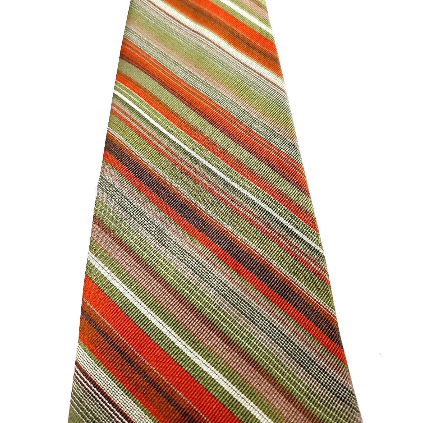 Dockers Dockers Multi Colored Silk Tie Woven Striped Size ONE SIZE - 2 Thumbnail