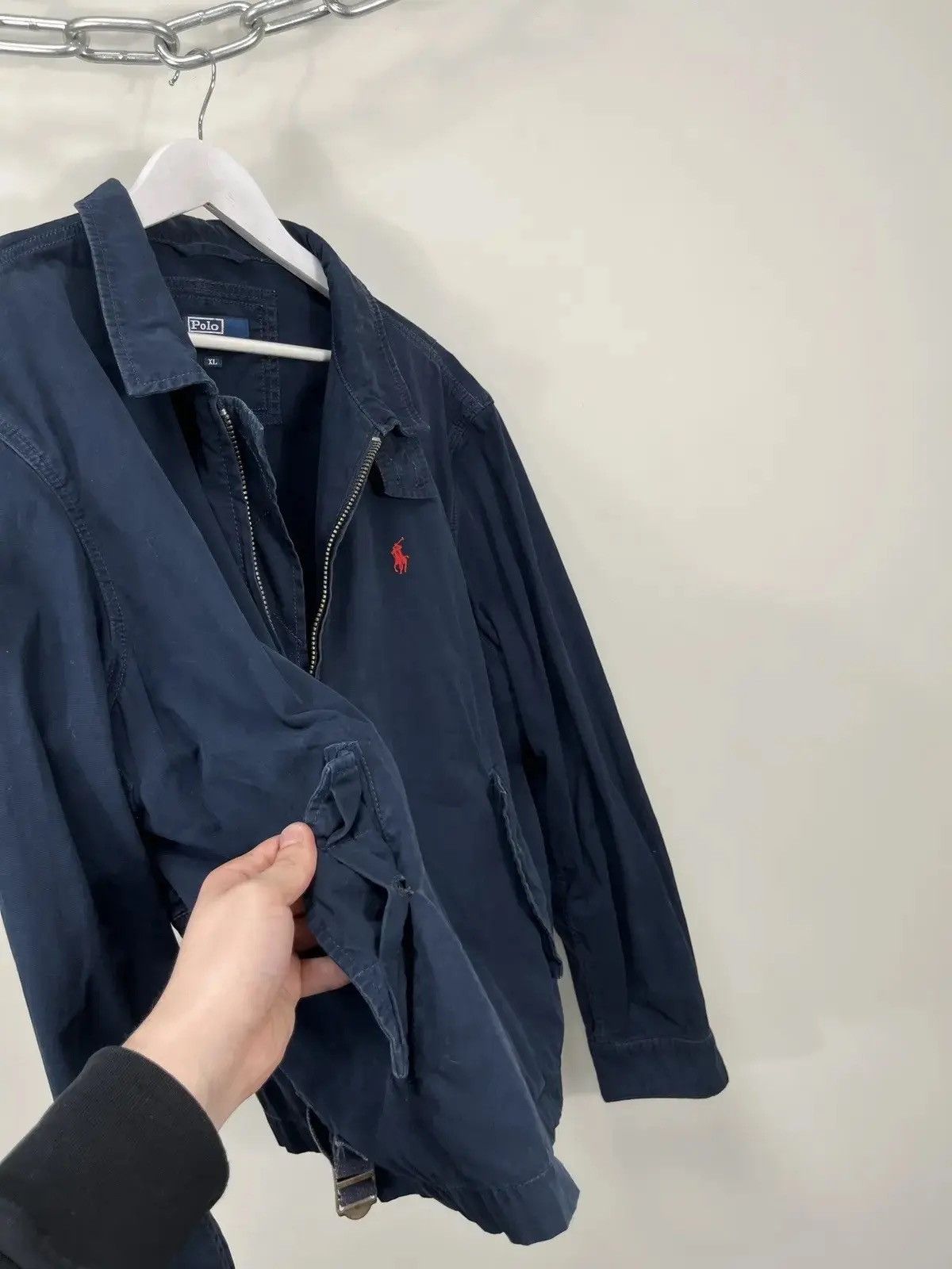 Polo Ralph Lauren × Ralph Lauren × Vintage Vintage Polo Ralph Lauren Y2K Navy Classic Luxury Jacket Size US XL / EU 56 / 4 - 6 Thumbnail