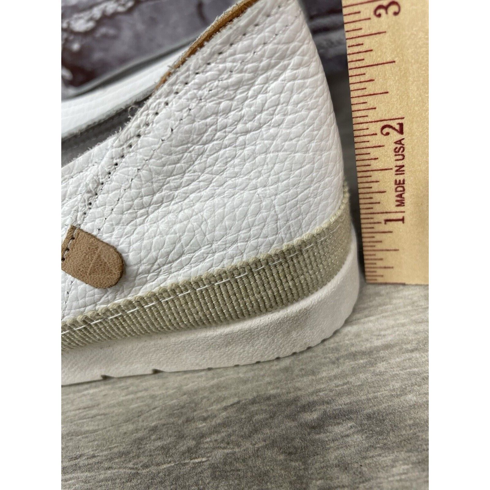 Other Verbenas White Leather Loafers Slip On Sneaker Casual Beach Size US 10 / IT 40 - 15 Thumbnail