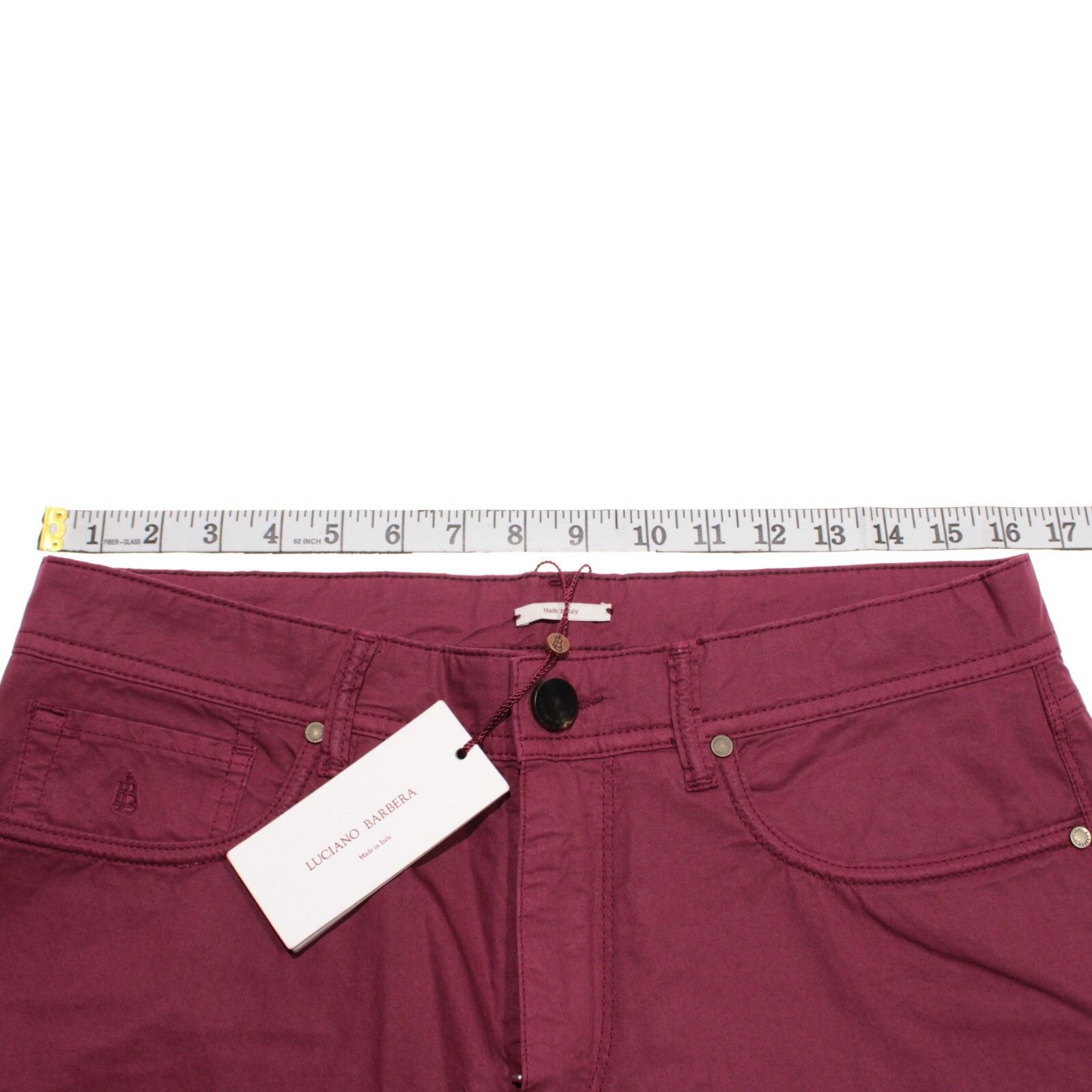 Luciano Barbera Luciano Barbera New with tags Chino Size 32 US In Red Size US 32 / EU 48 - 4 Thumbnail