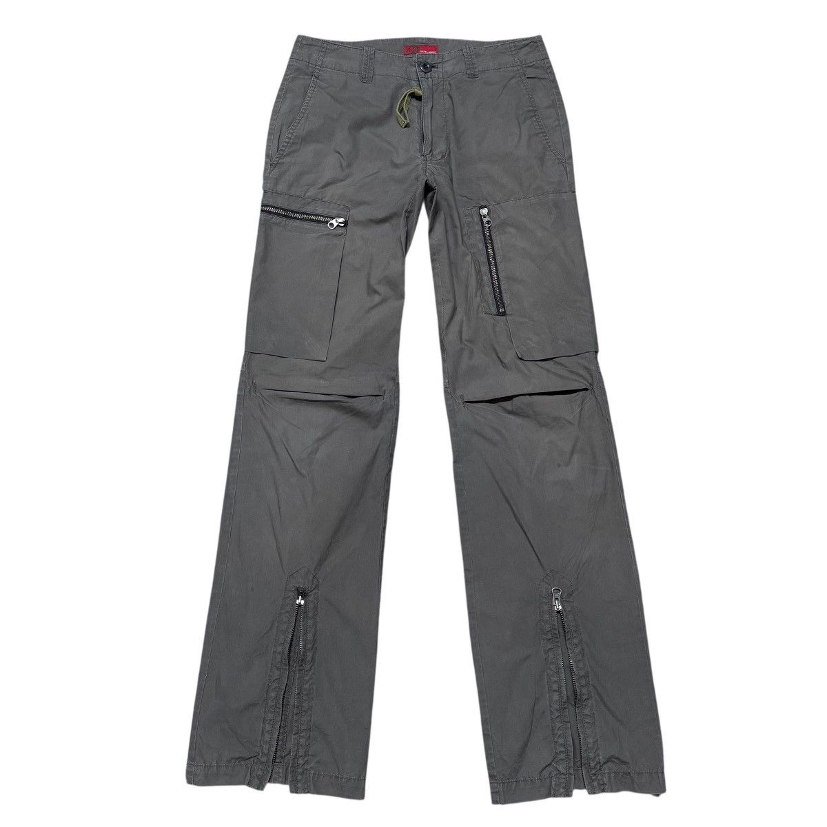 291295 Homme Parachute Cargo Zipper Pants