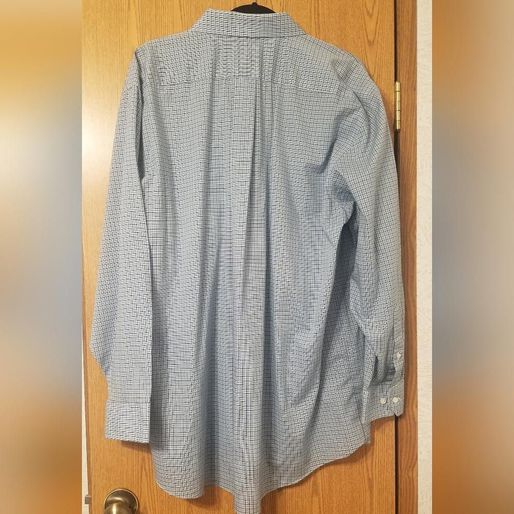 Stafford Stafford Travel Regular Fit Shirt Size 17 1/2 34-35 Size 38R - 2 Thumbnail