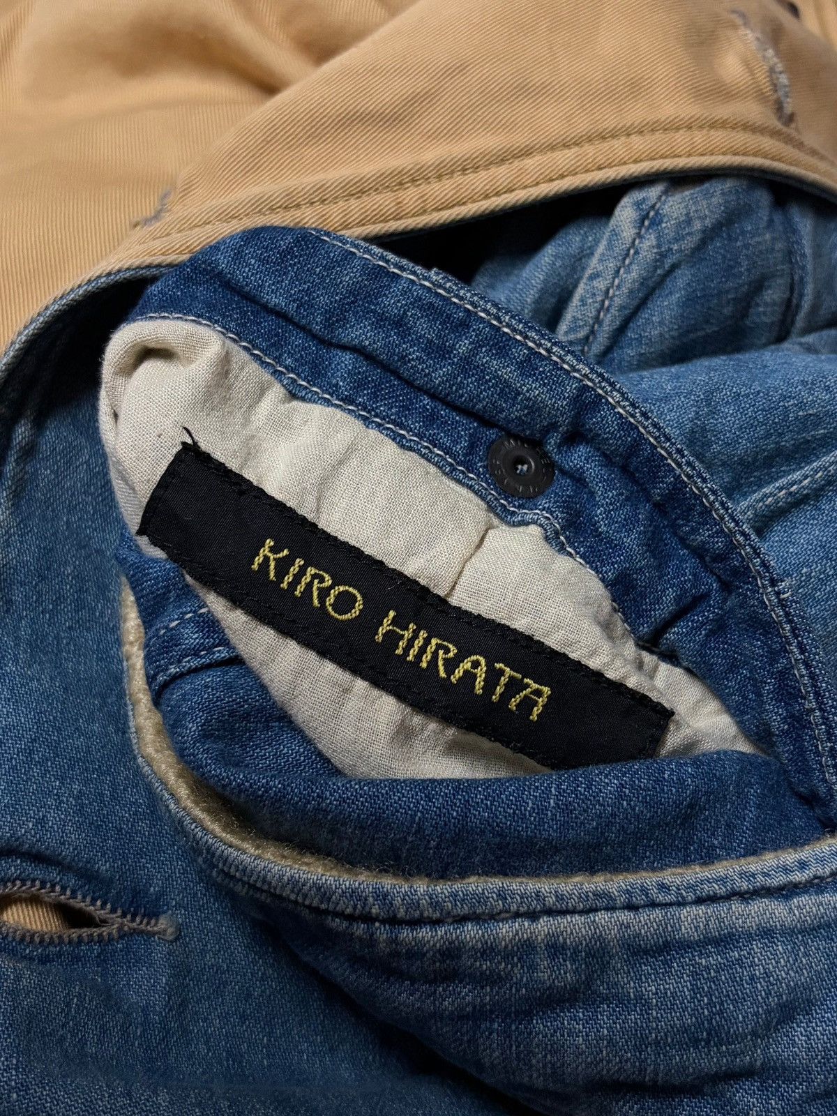 Kapital Vintage 00s Kapital Kiro Hirata Asymmetric Denim Coat Size XS / US 0-2 / IT 36-38 - 7 Thumbnail