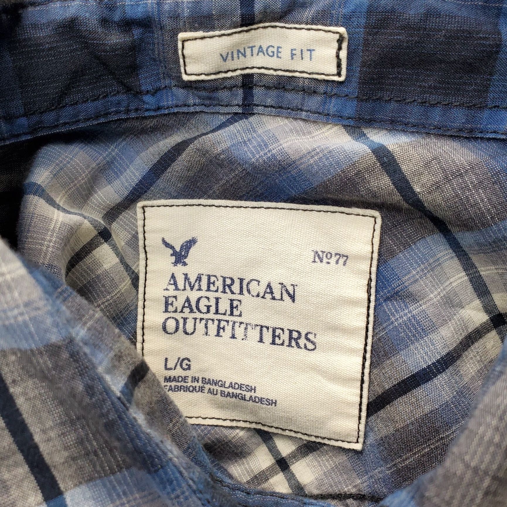 American Eagle Outfitters American Eagle Outfitters Western Shirt Mens L Plaid Vintage Pearl Snap Size US L / EU 52-54 / 3 - 5 Thumbnail