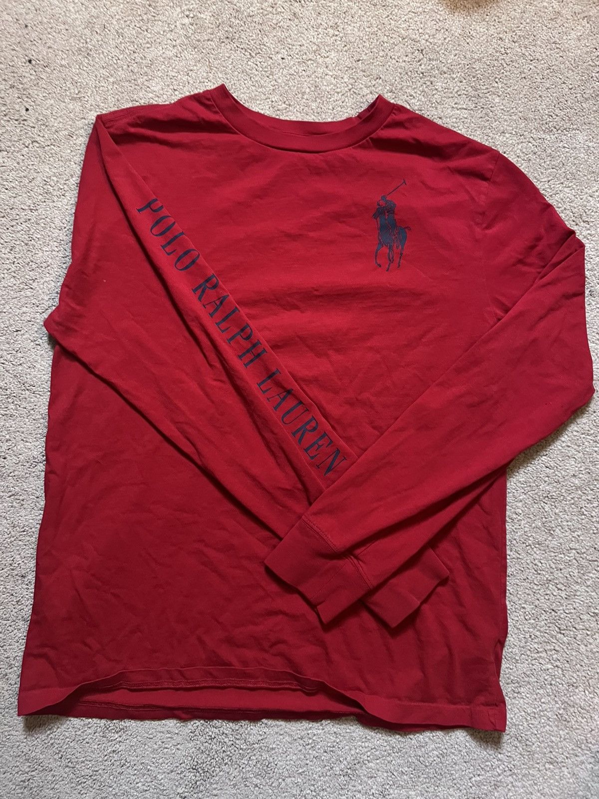 Polo Ralph Lauren Polo Ralph Lauren Big Pony Longsleeve Size US XL / EU 56 / 4 - 1 Thumbnail