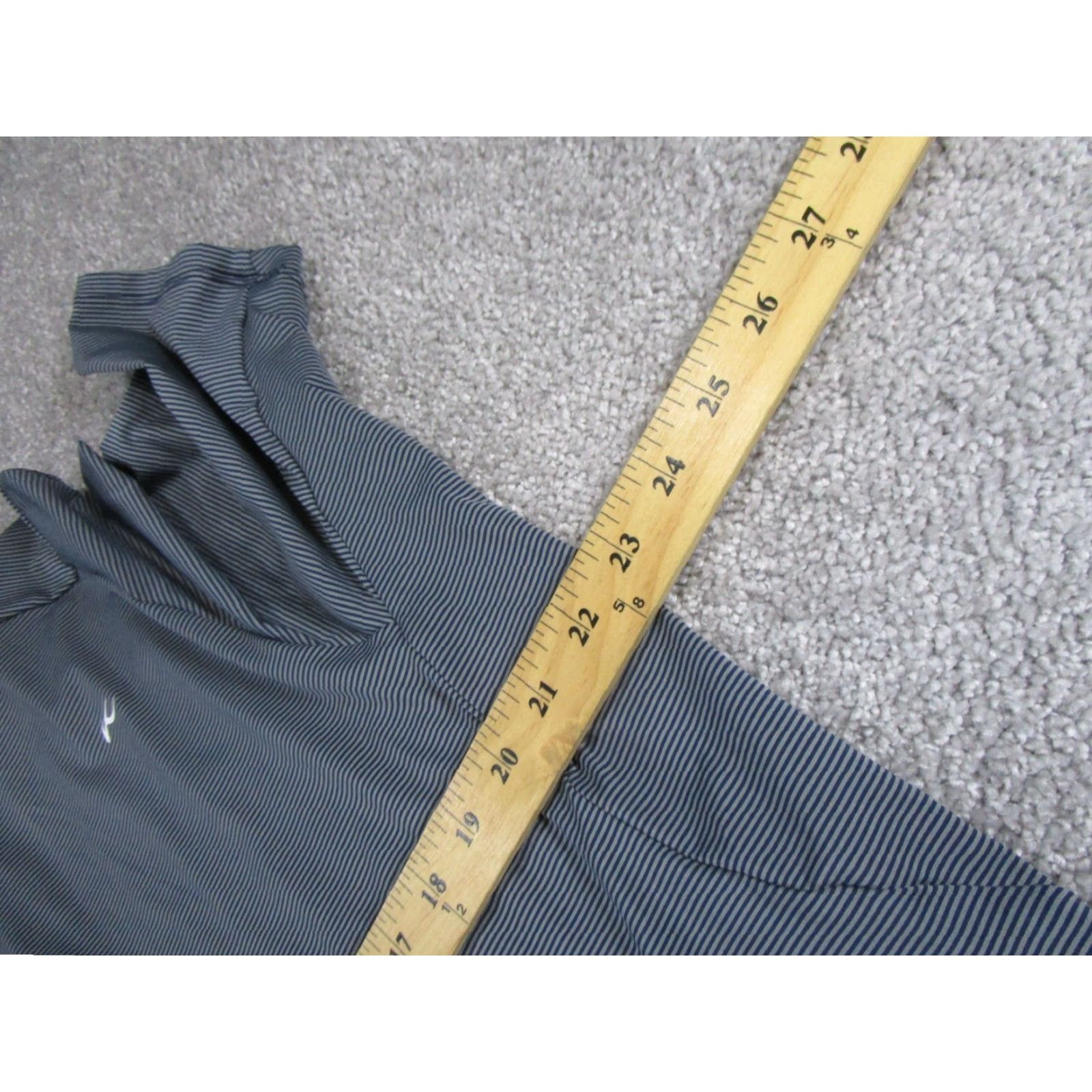 KJUS Kjus Polo Shirt Mens XL Gray Striped Short Sleeve Stretch Golf Polo Mens Size US XL / EU 56 / 4 - 5 Thumbnail