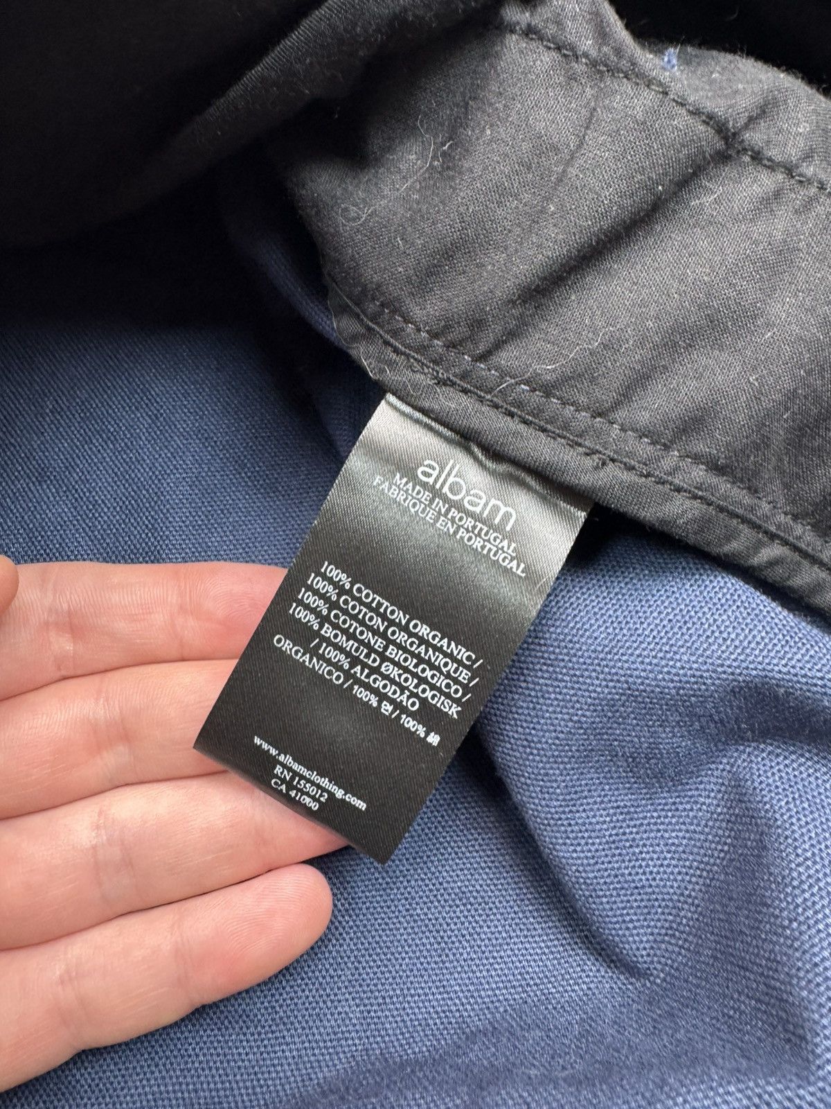 Albam Men’s ALBAM Half Zip Cotton Jacket Made In Portugal size M Size US M / EU 48-50 / 2 - 5 Thumbnail