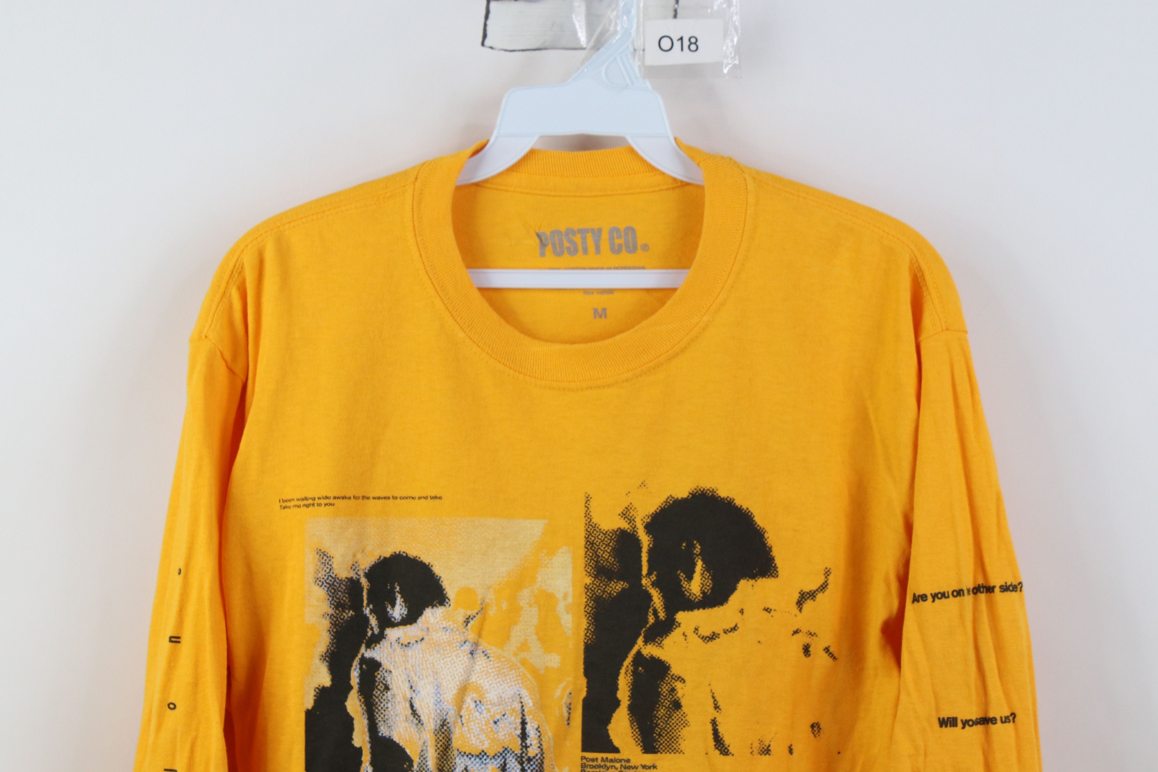 Vintage Vintage Y2K Posty Co 2018 Post Malone Long Sleeve T-Shirt Size US M / EU 48-50 / 2 - 2 Thumbnail