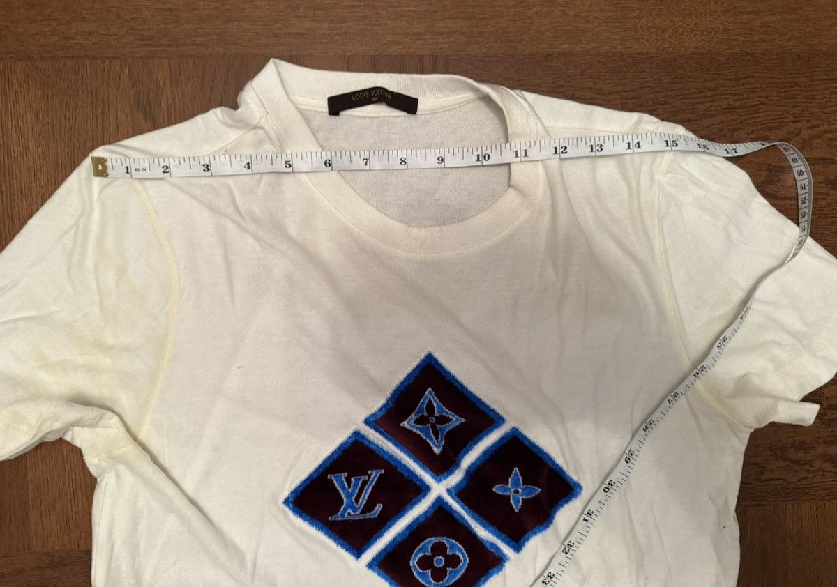 Louis Vuitton LV white tee Size US M / EU 48-50 / 2 - 5 Thumbnail