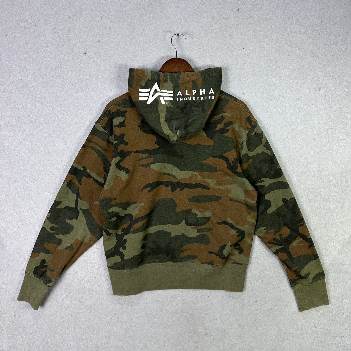 Alpha Industries Alpha Industries Camouflage Hoodie Size US M / EU 48-50 / 2 - 2 Thumbnail