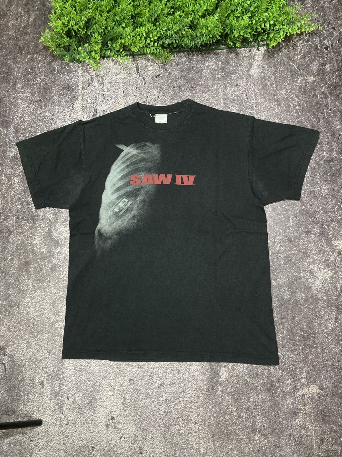 Saw 4 Promo Faded T-Shirt Tee Size M