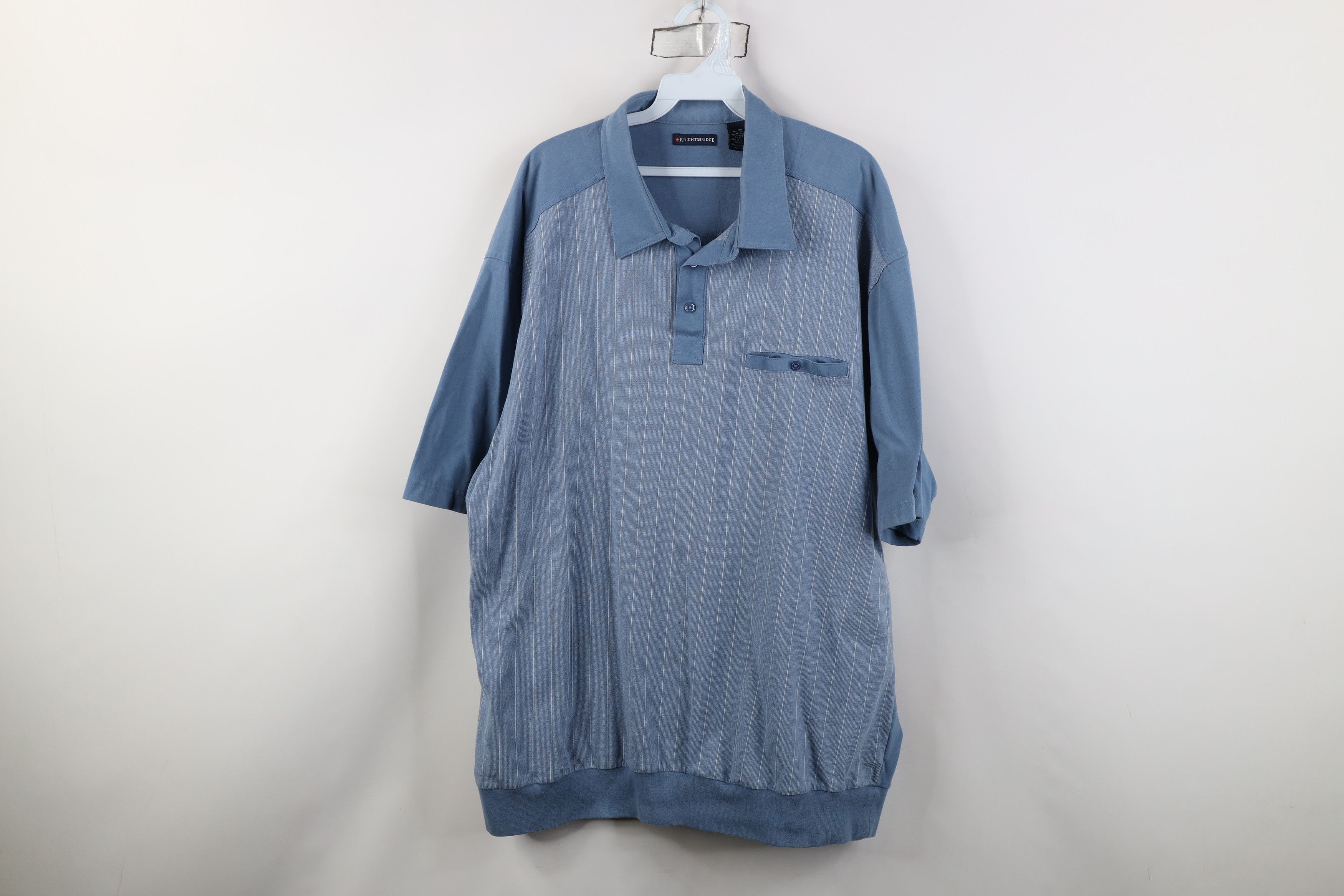 Vintage Vintage 90s Streetwear Knit Pullover Polo Shirt Mob Mafia Size US XXL / EU 58 / 5 - 1 Thumbnail