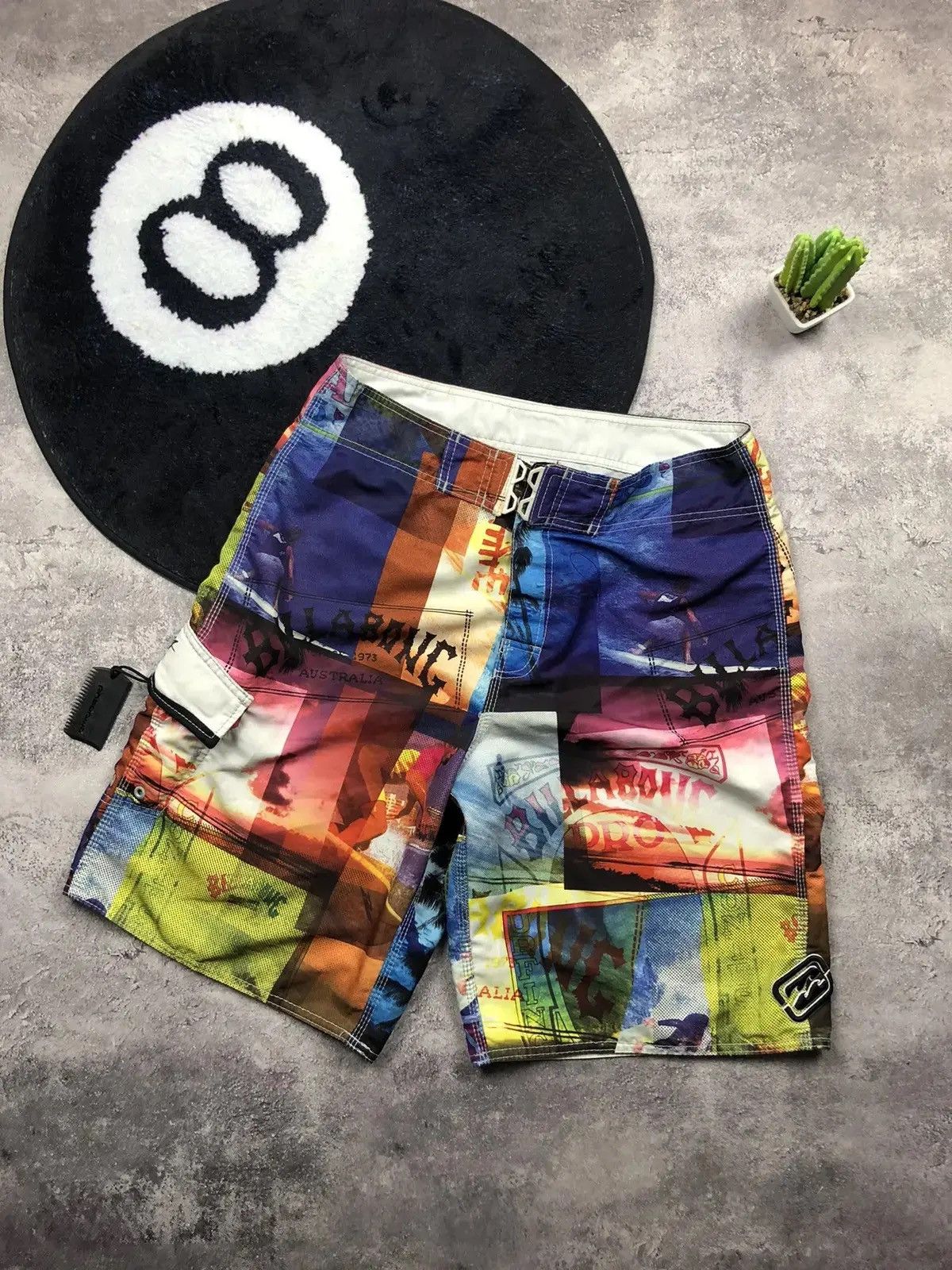 Billabong BILLABONG Vintage Y2k Swim Serf Beach Style Shorts Streetwea Size US 33 - 1 Thumbnail