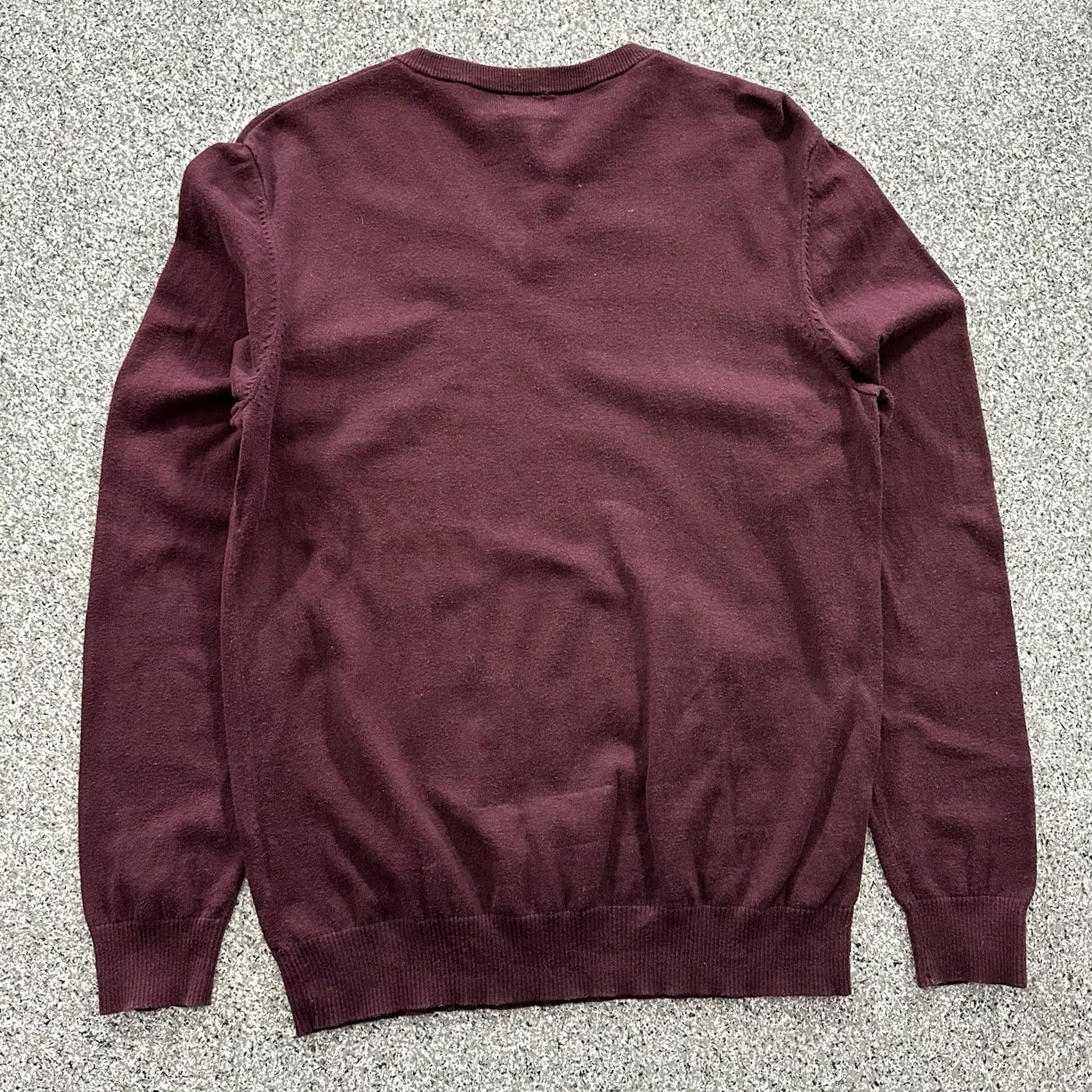 Old Navy VINTAGE Old Navy Sweater Mens L Old Navy Sweater Shirt Mens L Burgundy Red Cotton Knit Crew Neck Long Sleeve Casual 2-Pack Size US L / EU 52-54 / 3 - 3 Thumbnail