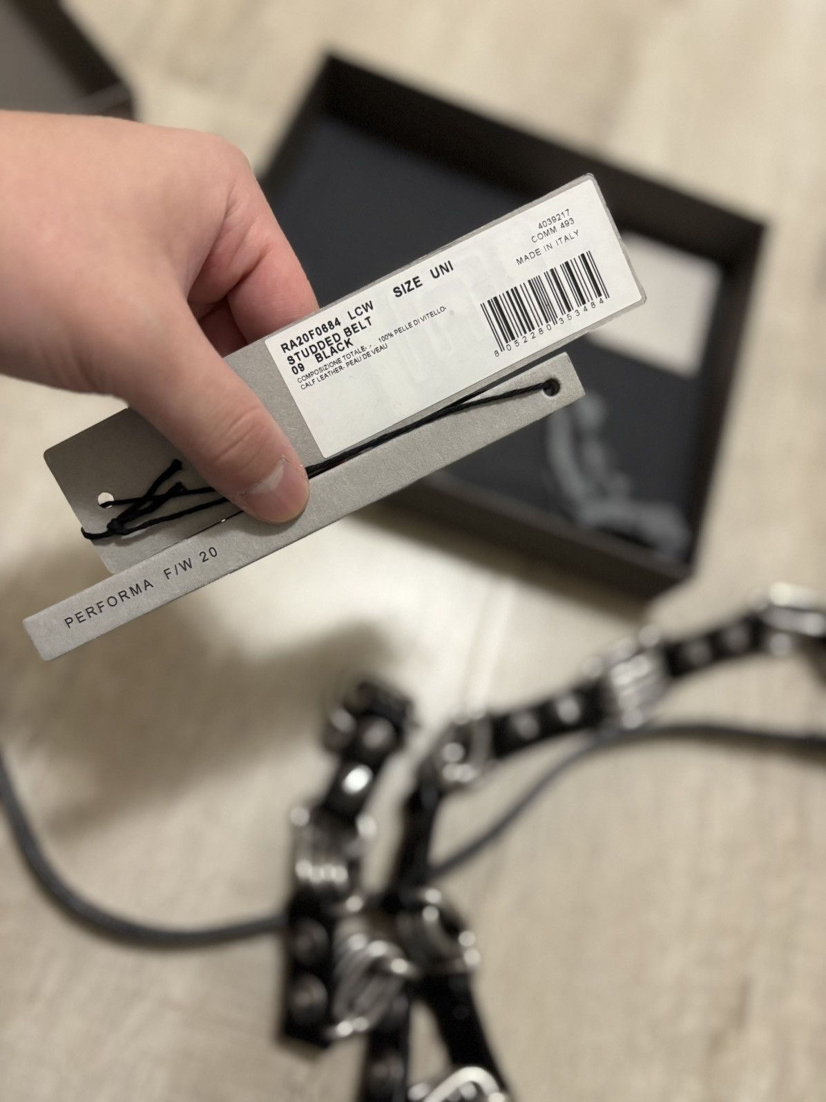 Rick Owens Rick Owens Studded Belt Size ONE SIZE - 3 Thumbnail