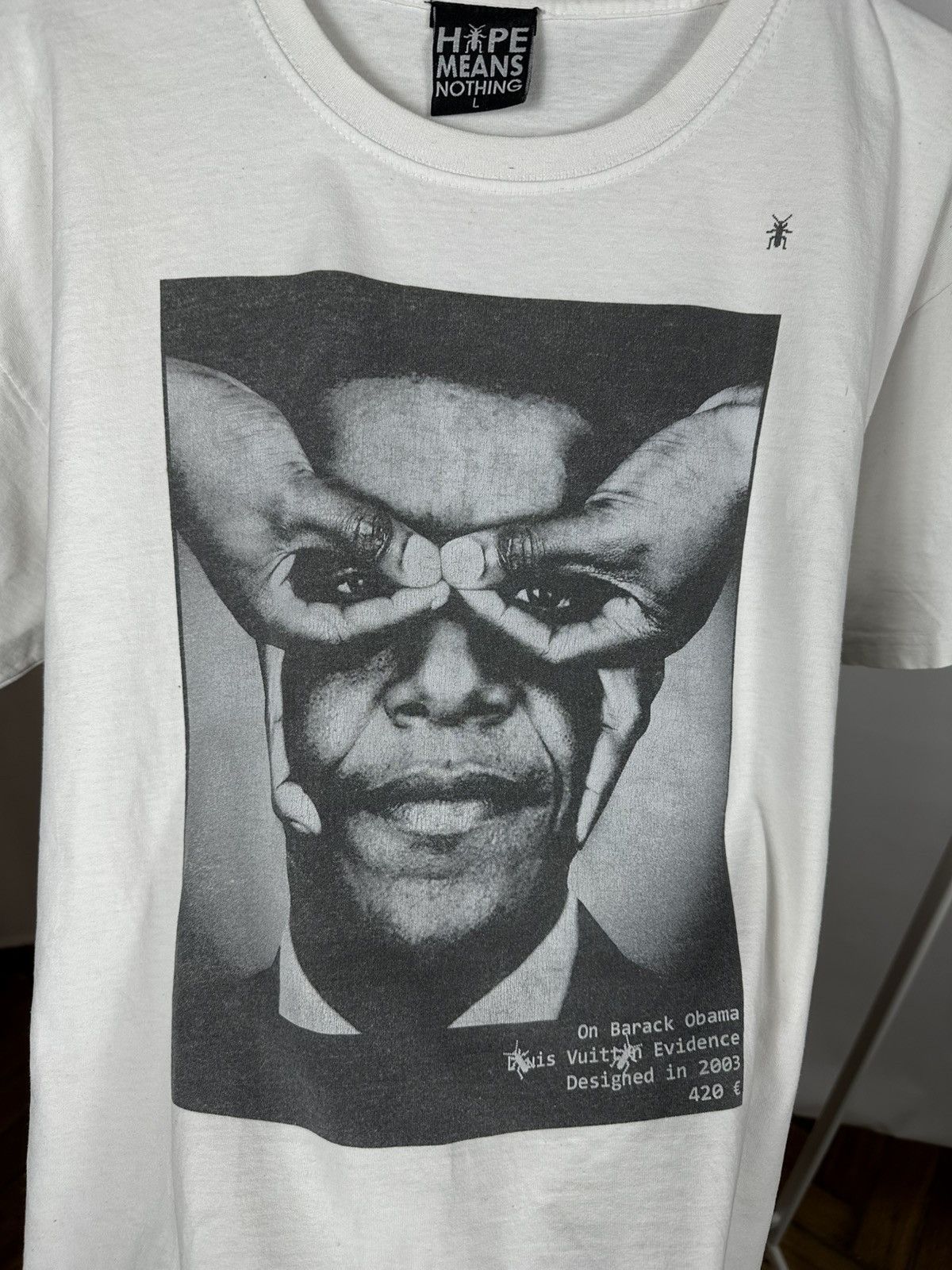 Hype Means Nothing Hype Means Nothing Obama Face T Shirt Size US L / EU 52-54 / 3 - 9 Thumbnail