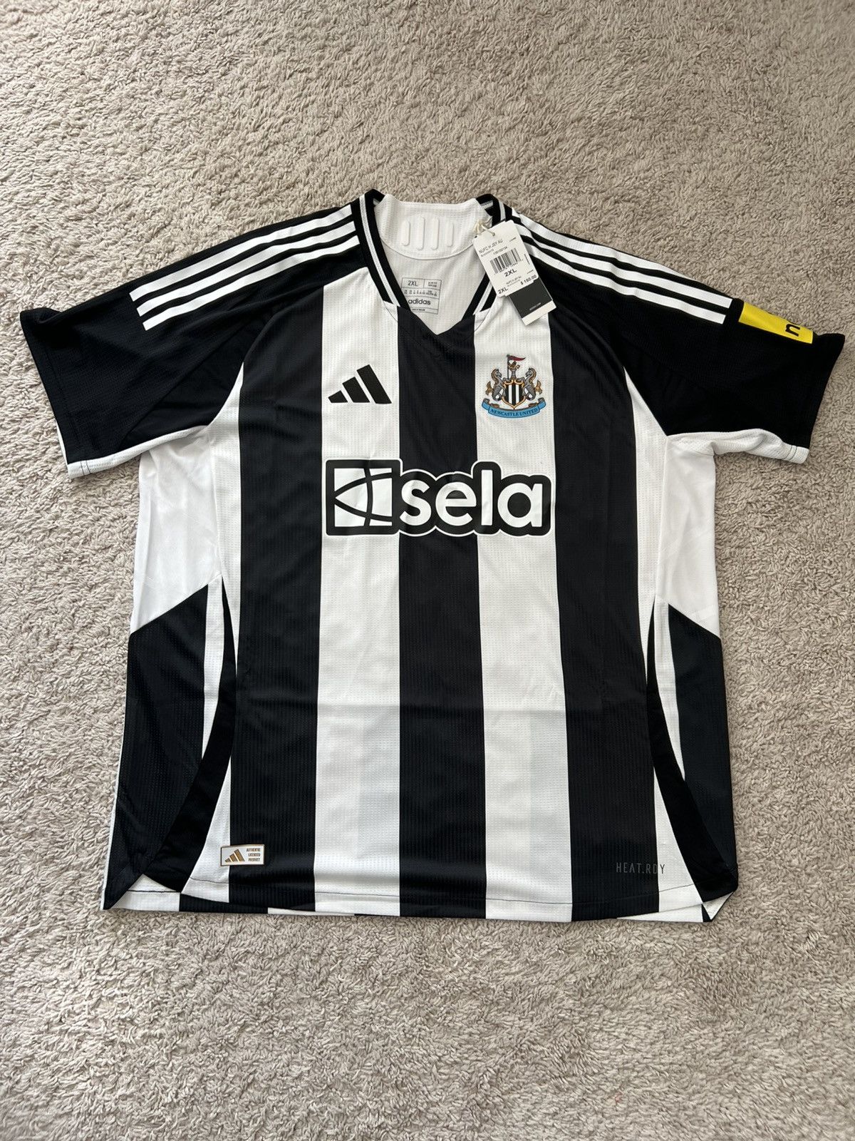 Adidas Newcastle United Authentic Adidas Home 24/25 Size US XXL / EU 58 / 5 - 3 Thumbnail