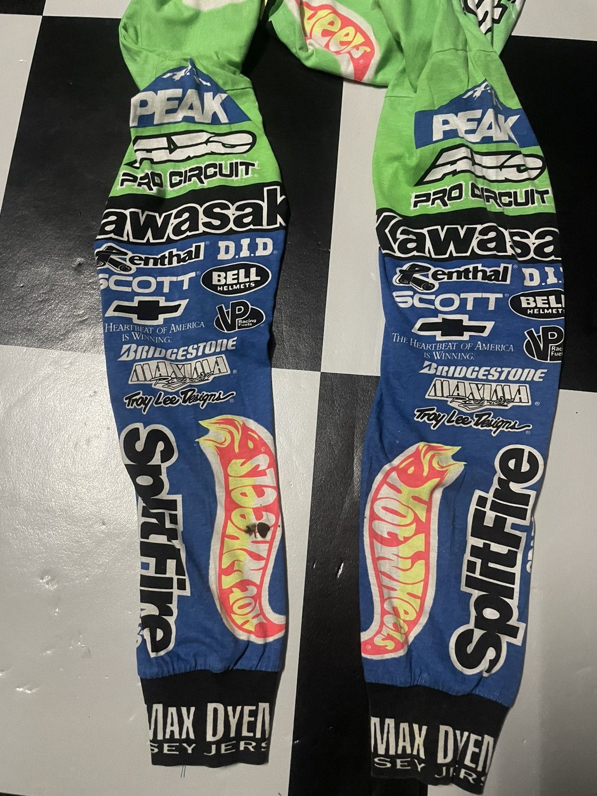 Other Vintage 1993 AXO Sport Team SplitFire Hot Wheels Kawasaki Size US M / EU 48-50 / 2 - 6 Thumbnail
