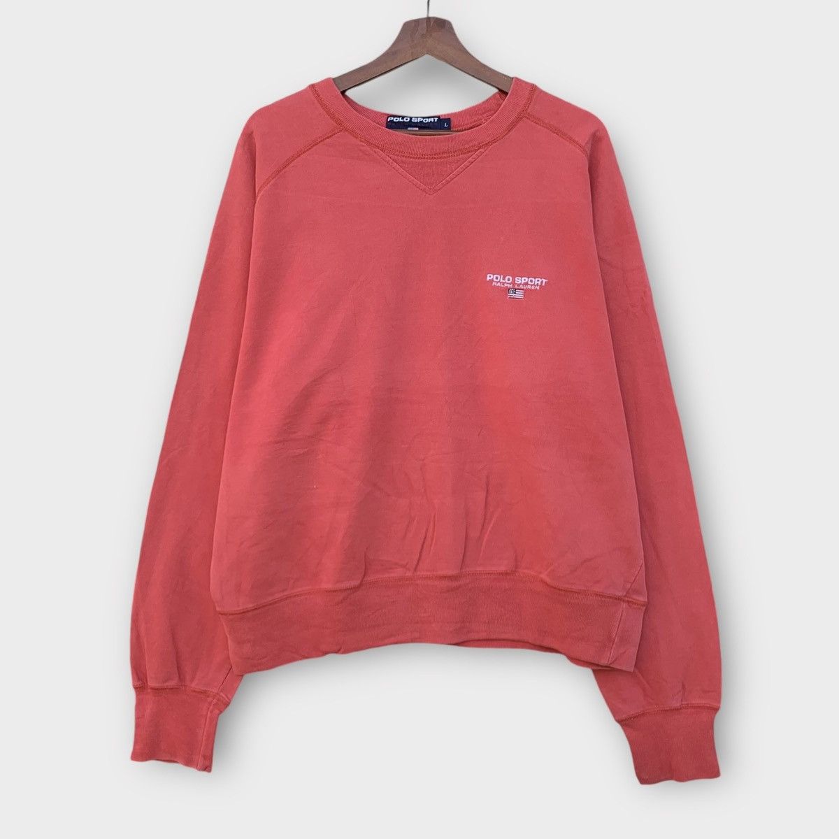 Polo Ralph Lauren Vintage Polo Sport Ralph Lauren Sweatshirt Size L / US 10 / IT 46 - 1 Thumbnail