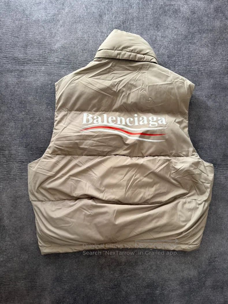 Balenciaga Balenciaga Coca-Cola Printed Hooded Down Vest Size US S / EU 44-46 / 1 - 2 Thumbnail