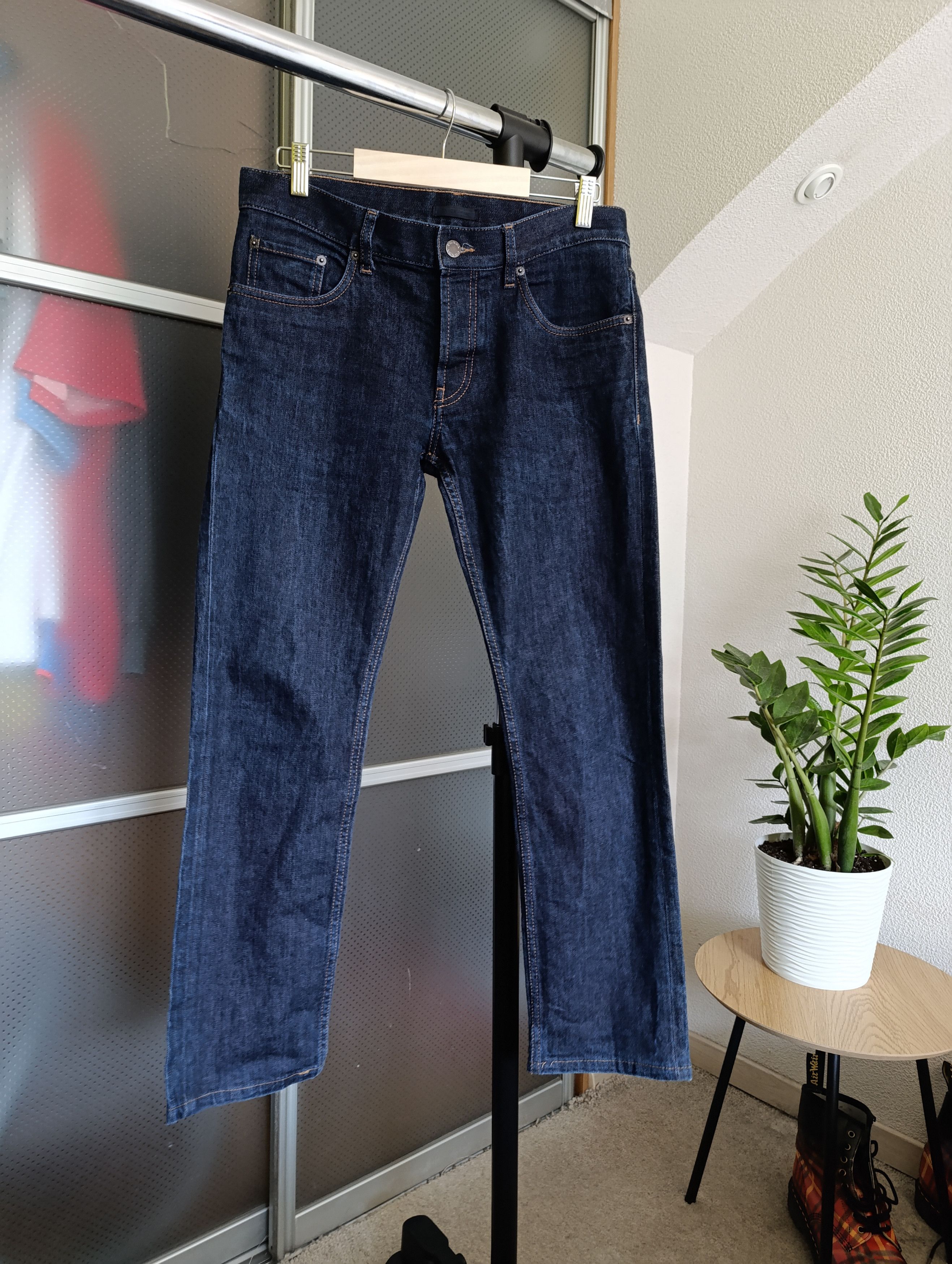 Designer × Prada PRADA SLIM-FIT MID-RISE JEANS NAVY Size US 31 - 10 Thumbnail