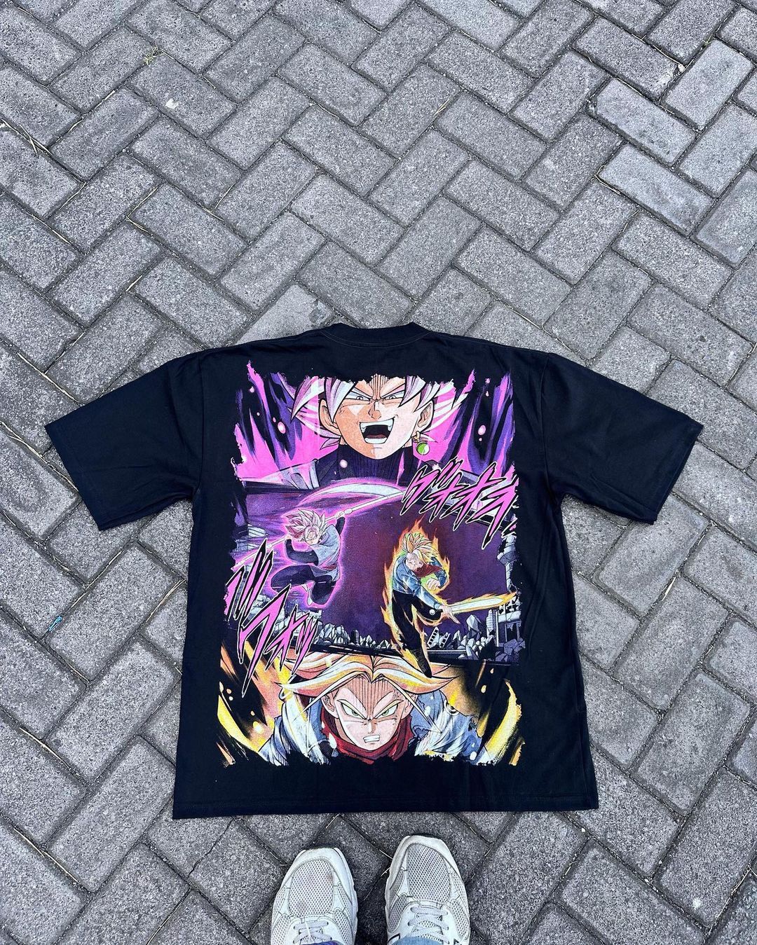 Japanese Brand × Vintage Dragon Ball Goku Vs Trunks Bootlegtee Size US XL / EU 56 / 4 - 2 Thumbnail