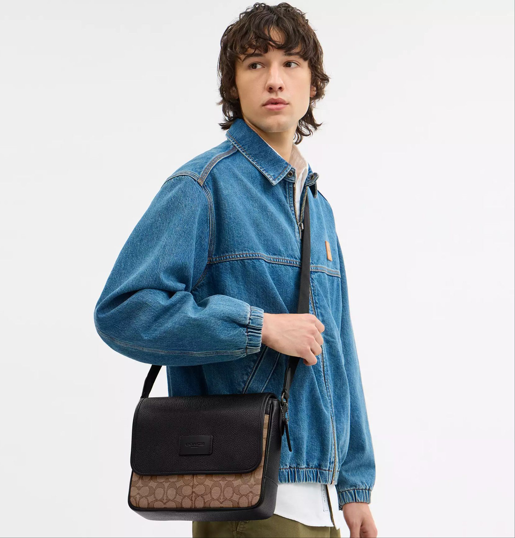 Coach Sprint Map Bag 25 In Signature Jacquard CE534 Size ONE SIZE - 2 Thumbnail