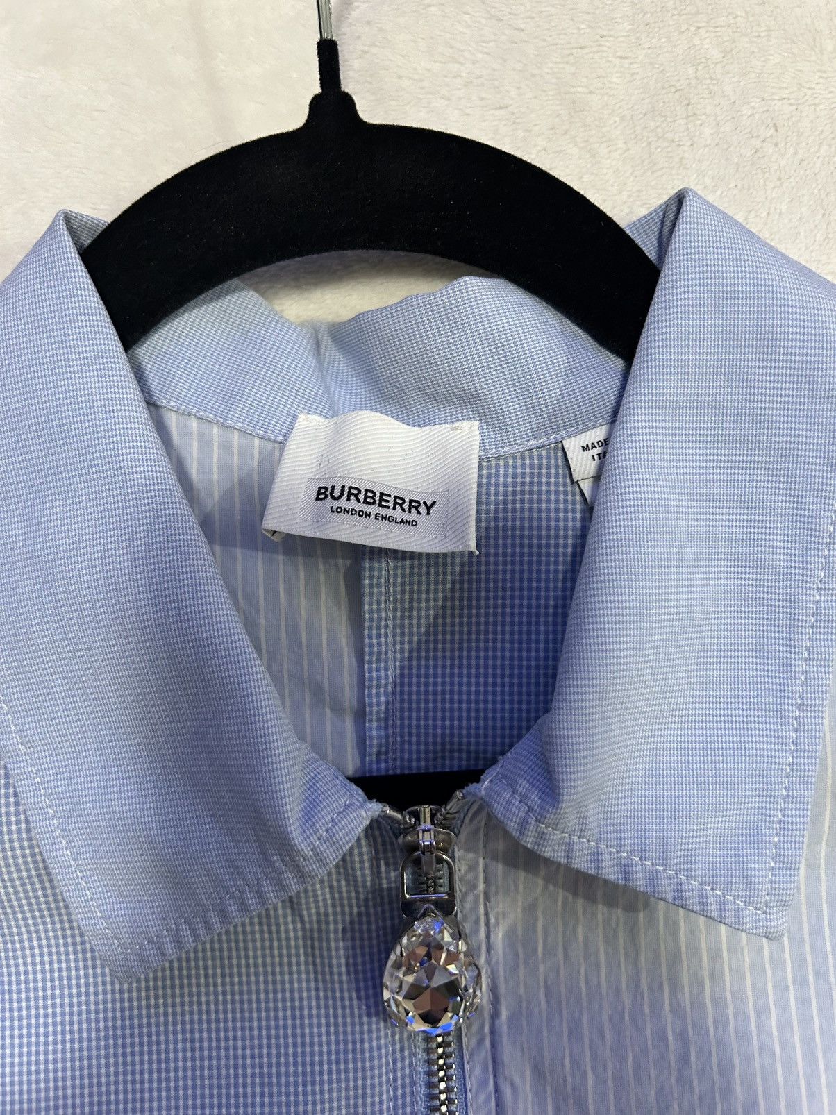 Burberry Burberry Short-Sleeve Logo Patchwork Shirt Size US M / EU 48-50 / 2 - 5 Thumbnail