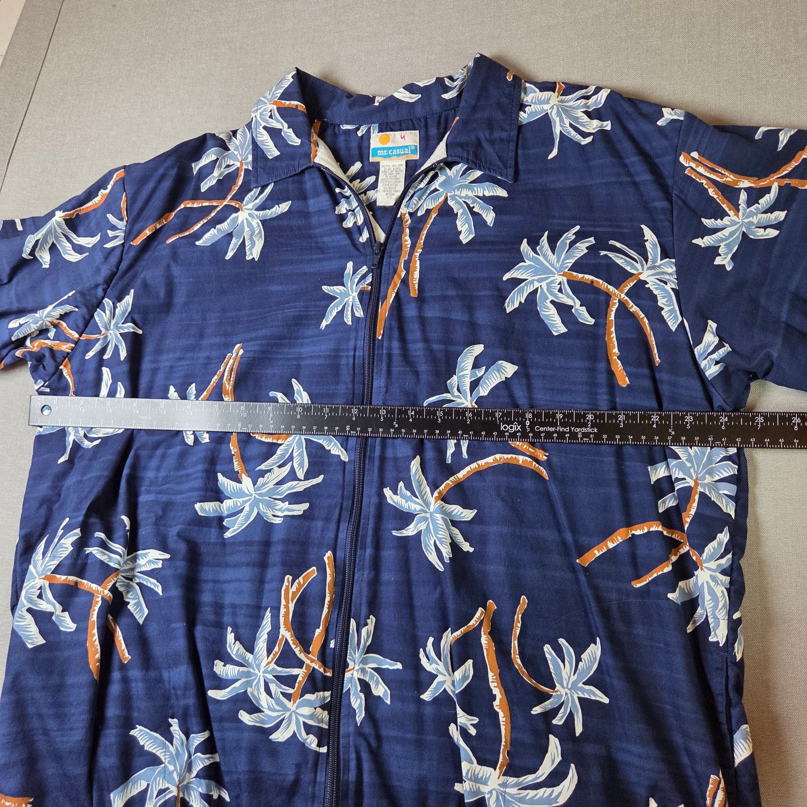 Vintage Mr. Casual XL Palm Tree Full Zip Shirt Jacket Size US XL / EU 56 / 4 - 9 Thumbnail