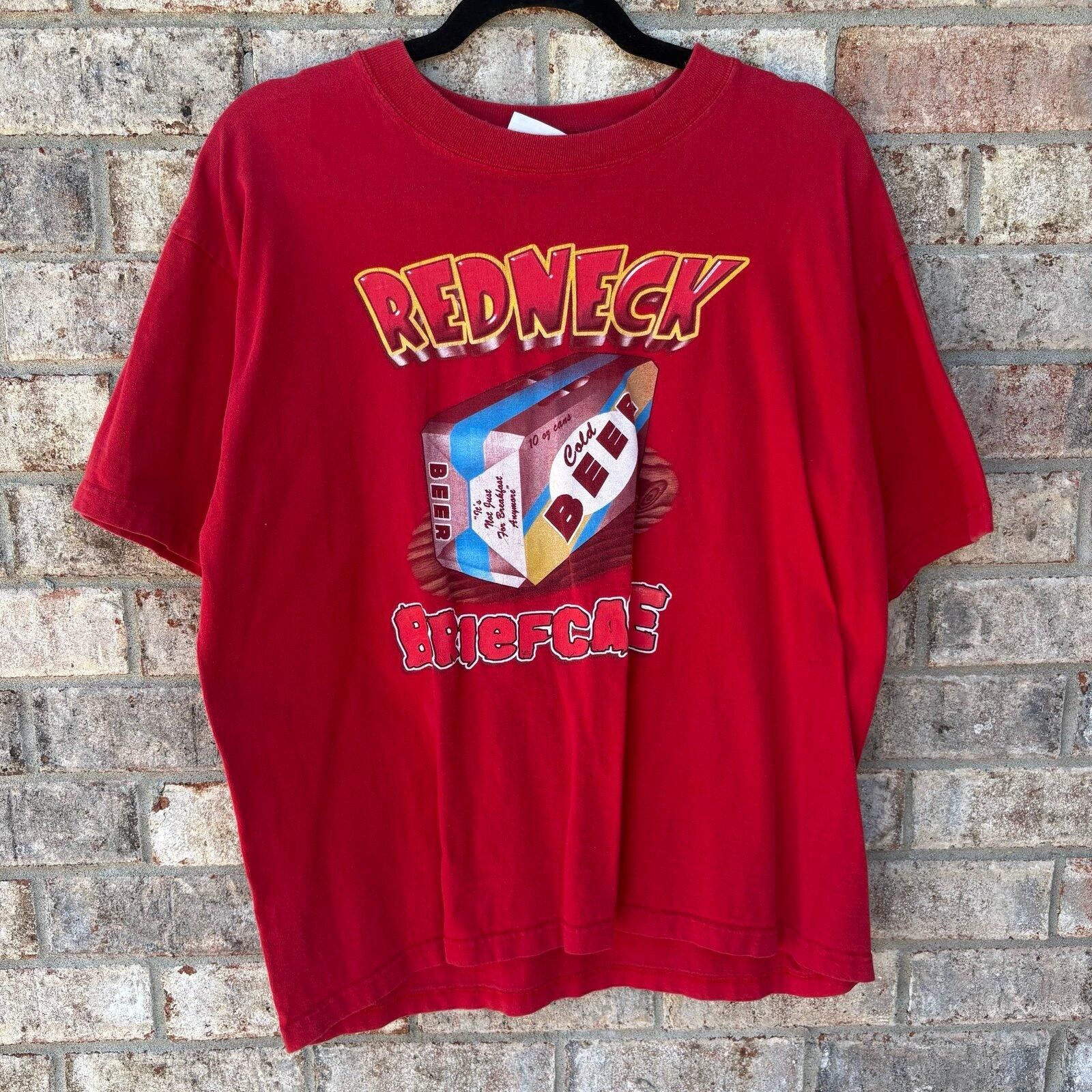 Other Vintage 90s comedic redneck beer tee Size US L / EU 52-54 / 3 - 7 Thumbnail