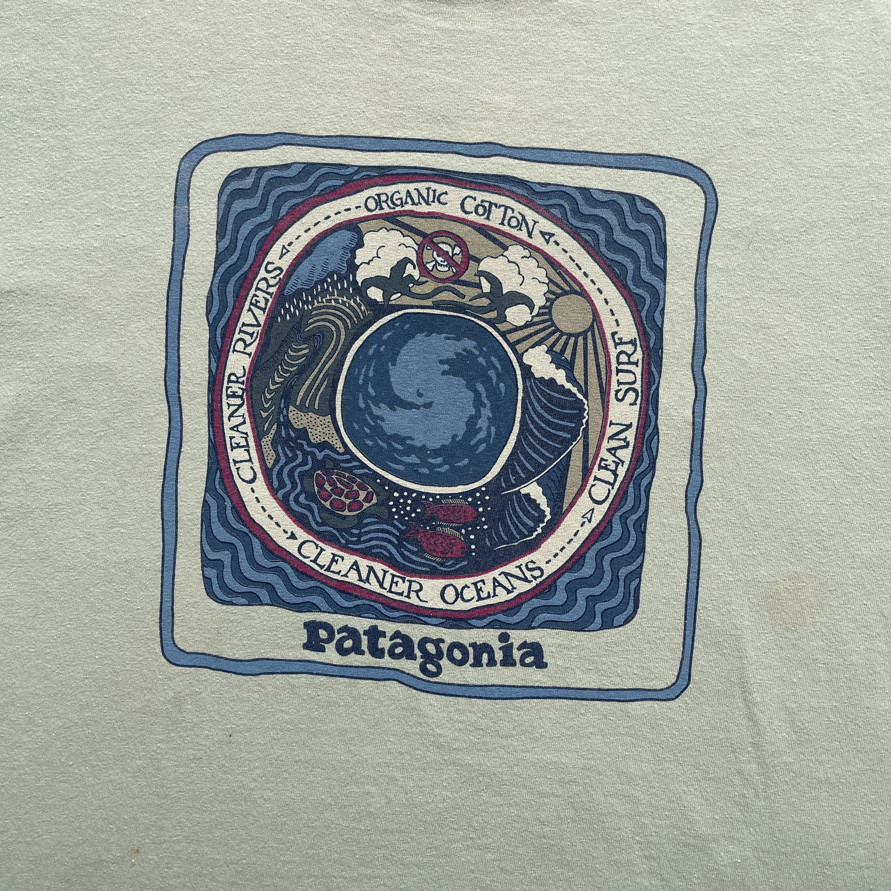 Patagonia 90S VTG PATAGONIA BIG LOGO CLEANER RIVER/OCEAN CLEAN SURF Size US S / EU 44-46 / 1 - 3 Thumbnail