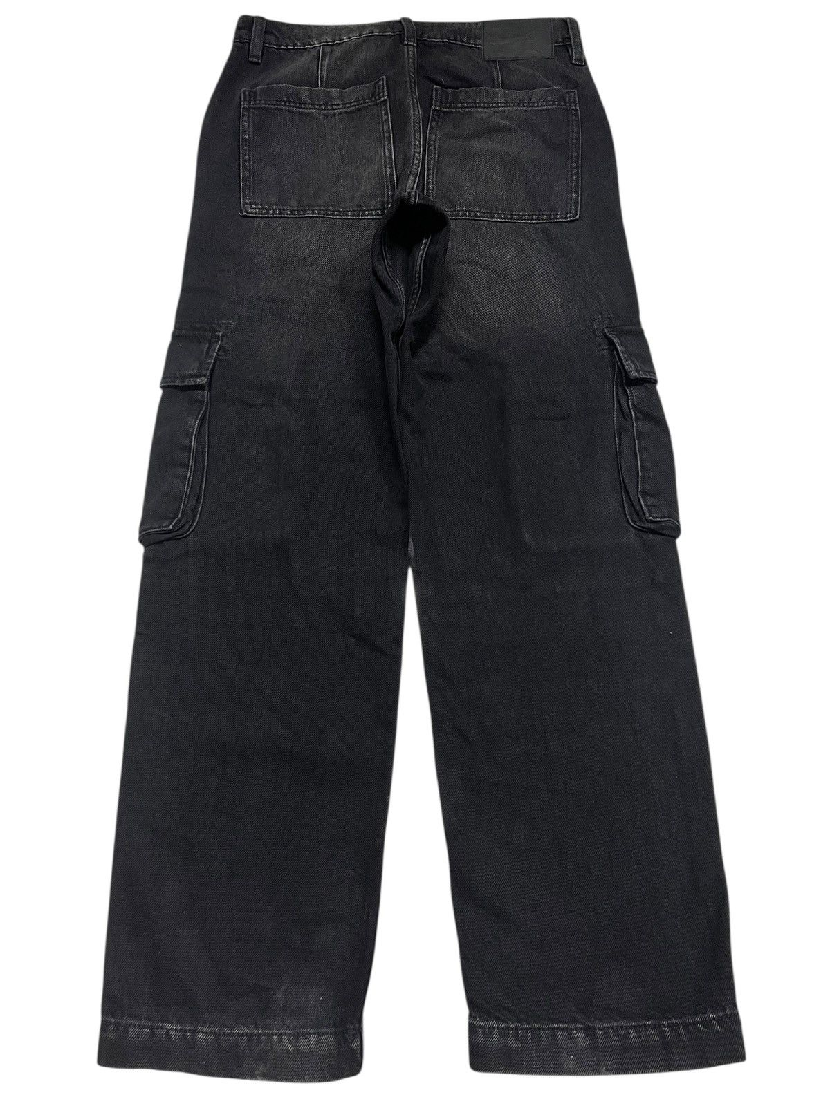 Asos Cotton On Baggy Fit Jeans Faded Black Denim Contra Stich Size US 30 / EU 46 - 2 Thumbnail