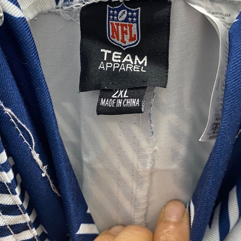 NFL NFL Blue and White Checkered Men's Overalls Size US 42 / EU 58 - 2 Thumbnail