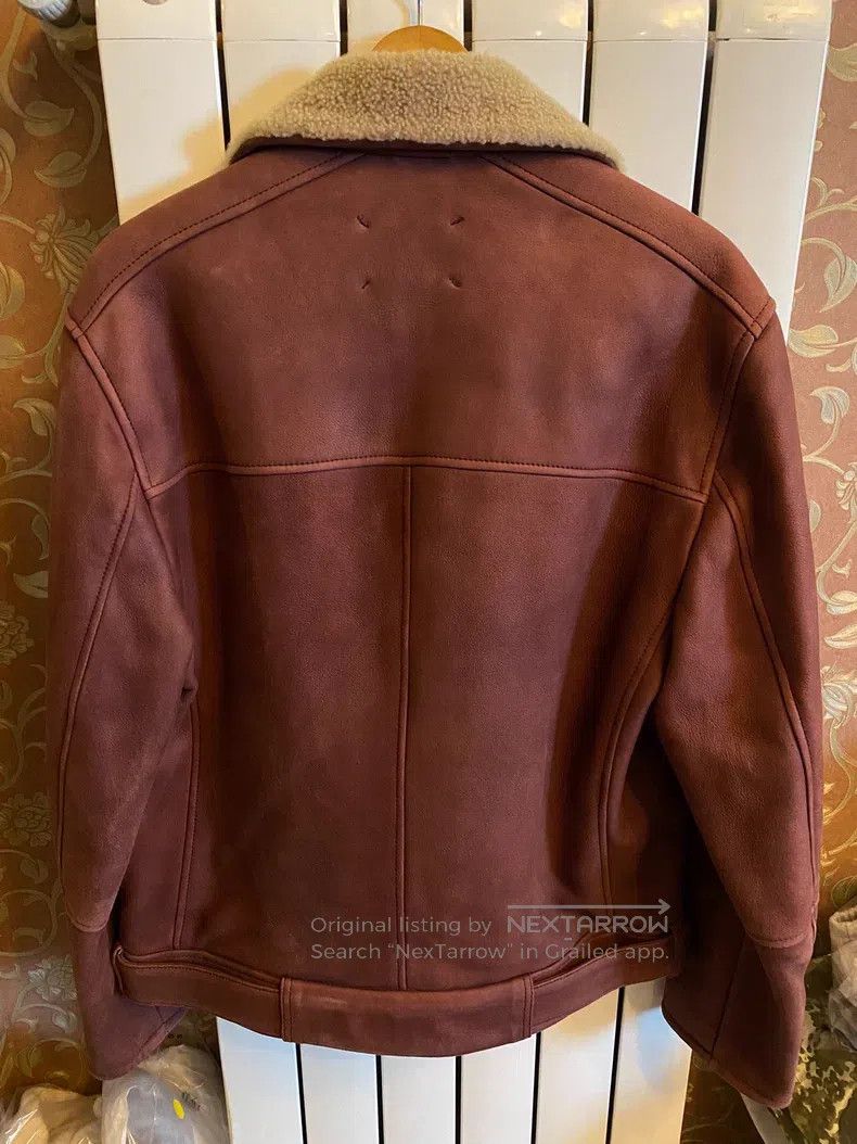 Brunello Cucinelli Brunello Cucinelli Shearling leather jacket, lamb leather Size US M / EU 48-50 / 2 - 2 Thumbnail