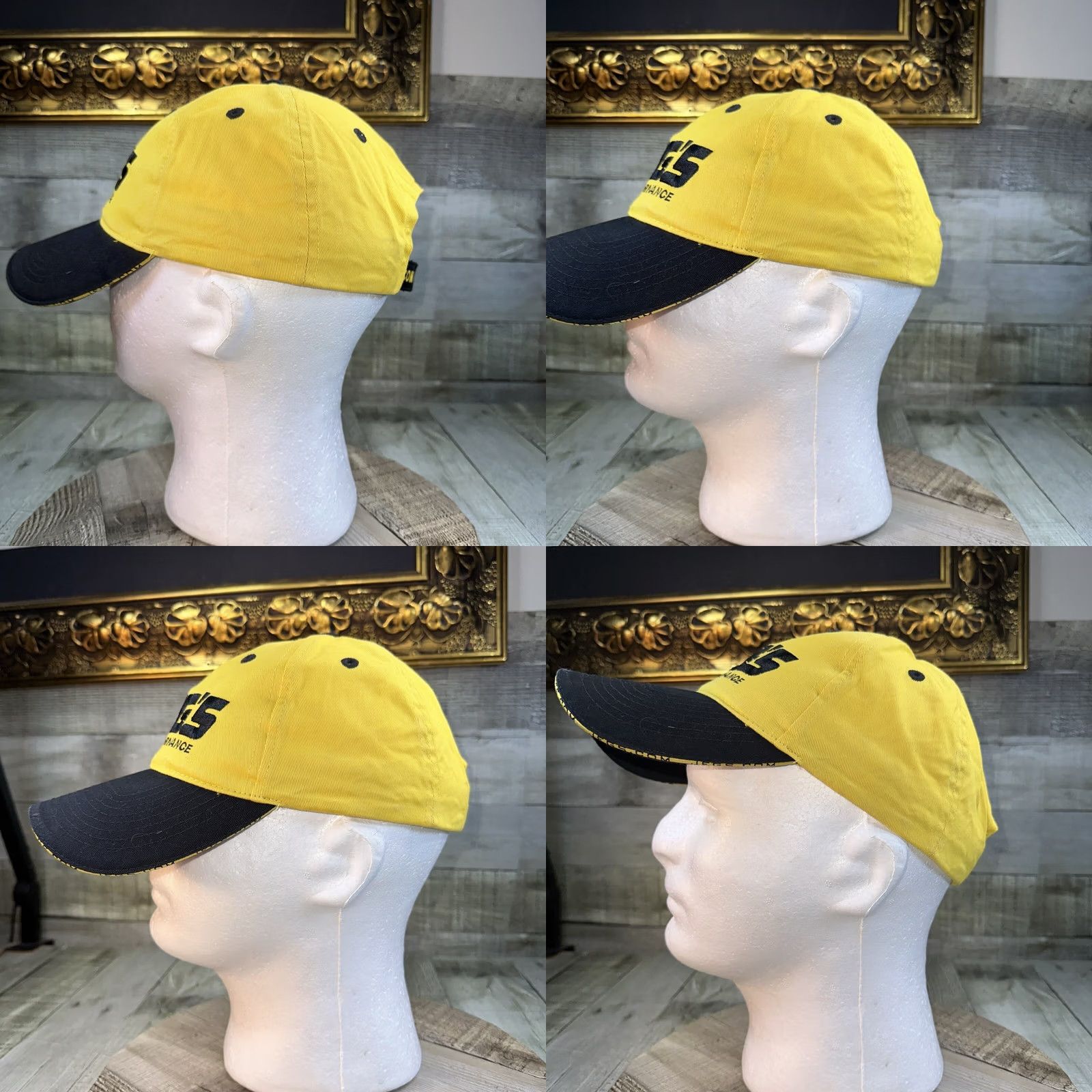 Vintage JEGS High Performance Yellow Cotton Baseball Cap Hat Strapback CH32 Size ONE SIZE - 8 Thumbnail