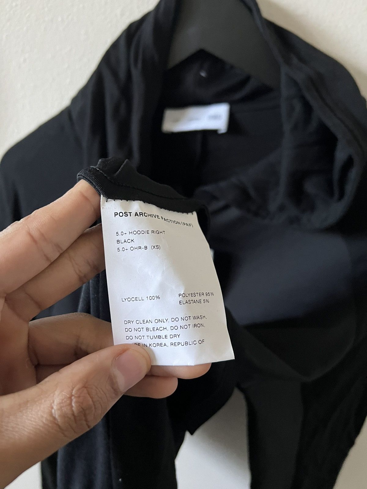 POST ARCHIVE FACTION (PAF) POST ARCHIVE FACTION (PAF) 5.0 Hoodie Right in Black Size US XS / EU 42 / 0 - 7 Thumbnail