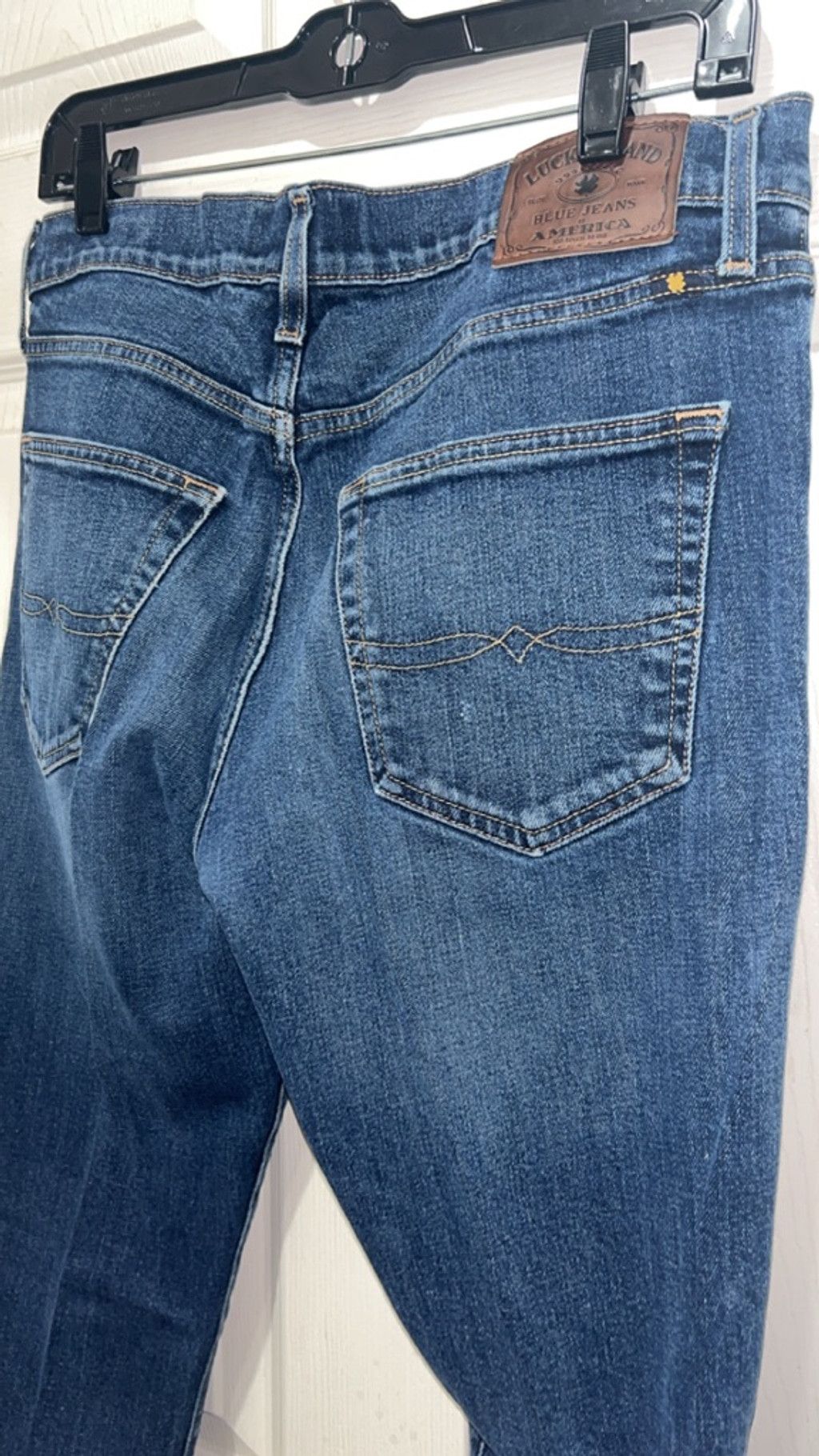 Lucky Brand Men's Lucky Brand Blue Bootcut Jeans Waist 31 Size US 31 - 3 Thumbnail