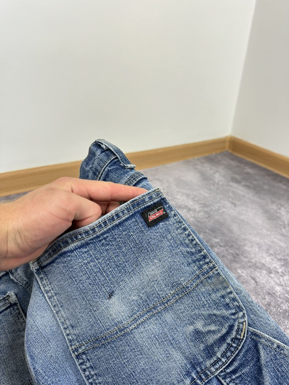 Dickies Vintage Dickies Distressed Denim Carpenter Work USA Pants Size US 32 / EU 48 - 7 Thumbnail