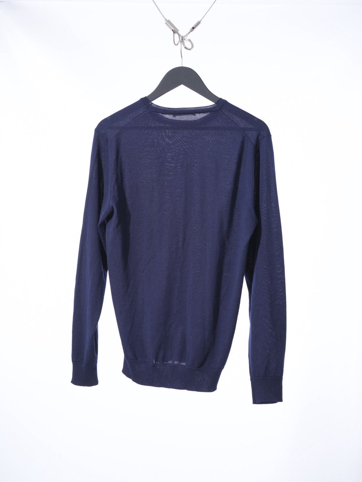Mr P. Mr Porter - Blue Wool Crewneck - Lightweight Sweater M Size US M / EU 48-50 / 2 - 6 Thumbnail