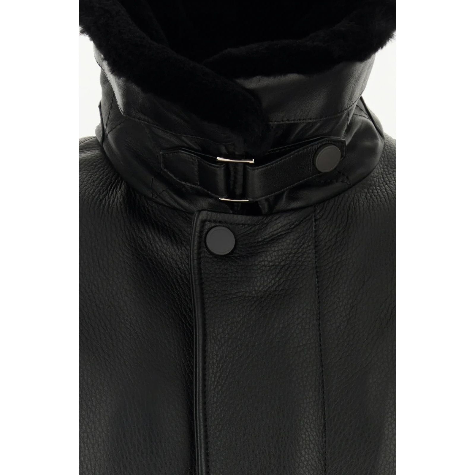 Brioni BRIONI Black Leather Jacket New & Authentic (Men's size:50;) Size US M / EU 48-50 / 2 - 3 Thumbnail