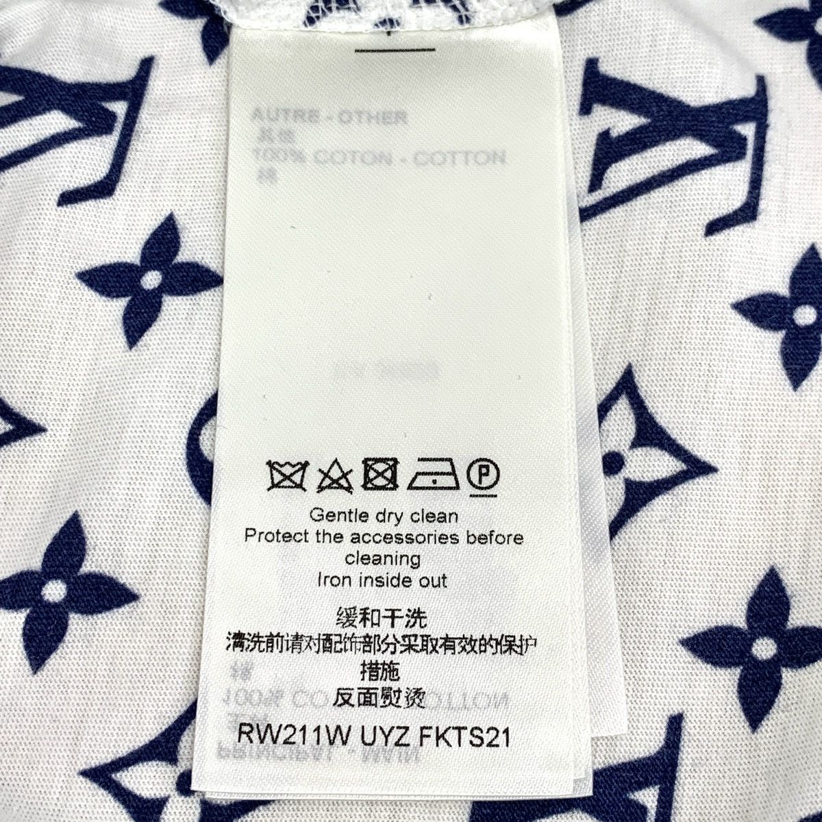 Louis Vuitton Louis Vuitton All Over Monogram Print Short Sleeve K26WX Size S / US 4 / IT 40 - 6 Thumbnail