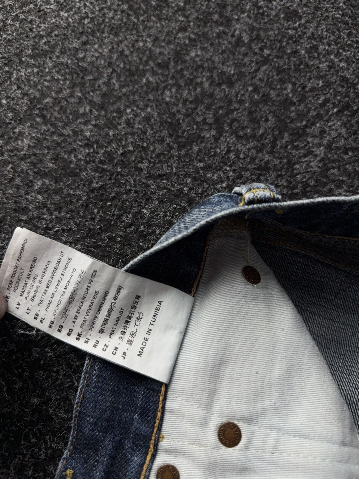 Edwin Vintage 90s Edwin ED-71 Japanese Selvedge Retro Denim Jeans Size US 31 - 8 Thumbnail
