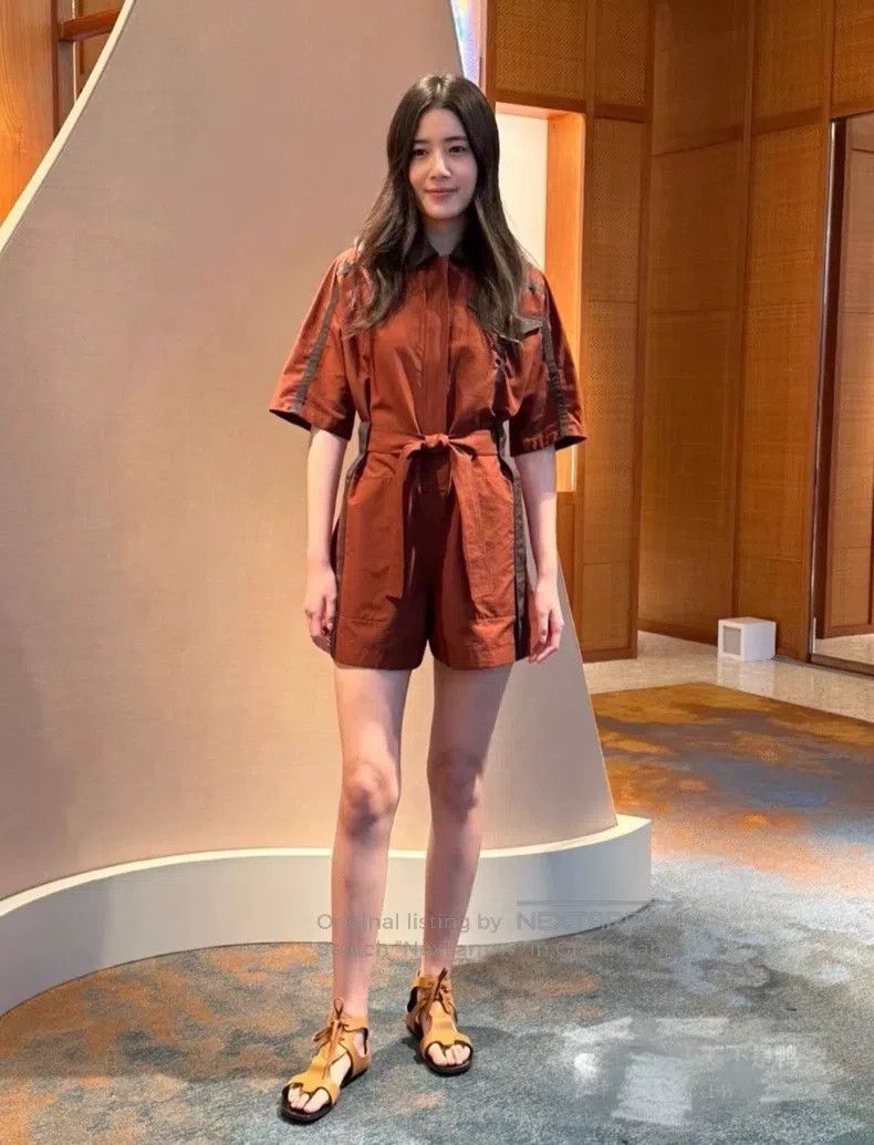 Hermes Hermes One-piece Short Sleeve and Short Set Size 37" - 9 Thumbnail