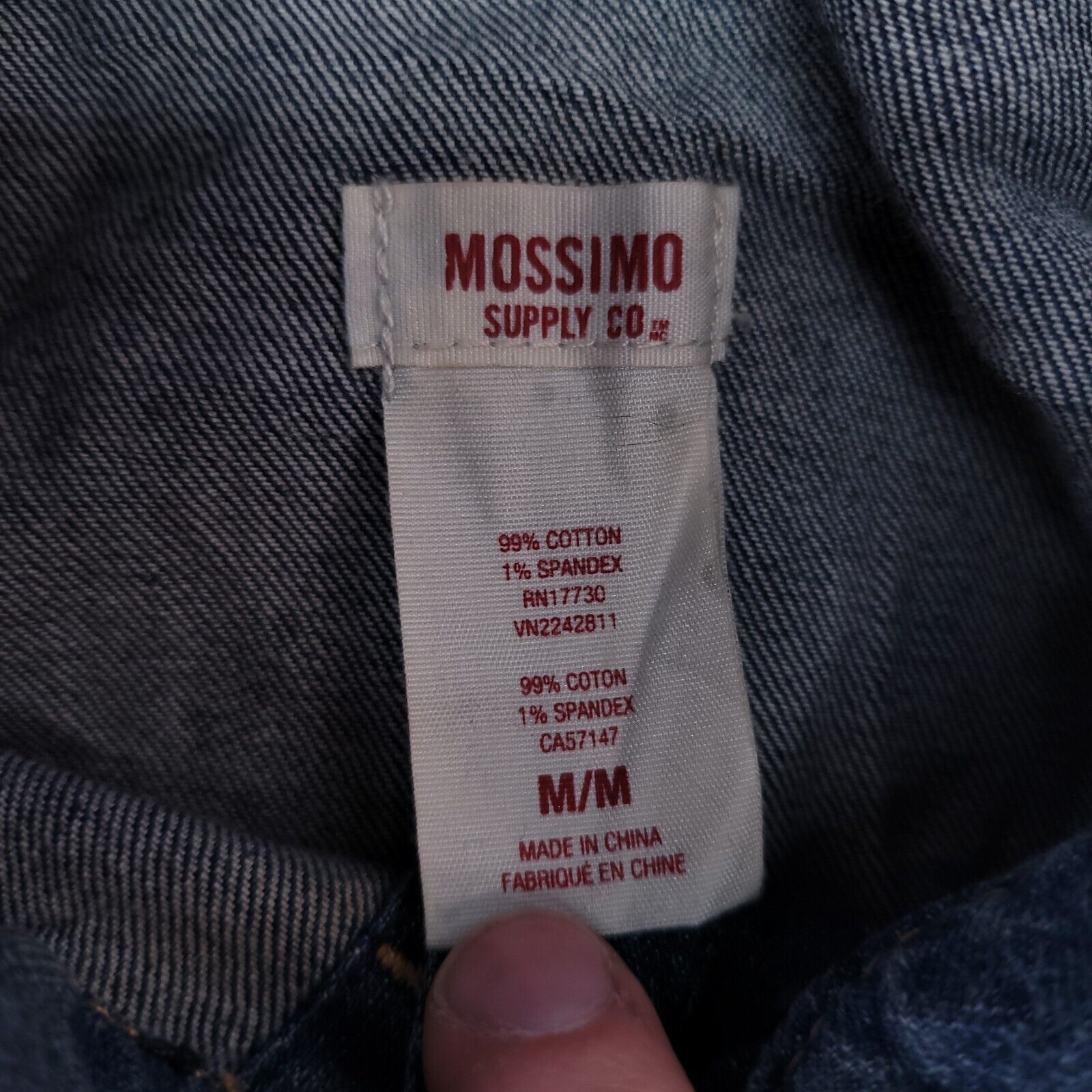 Mossimo Mossimo Casual Button Up Denim Jean Jacket Women Size M Blue Size M / US 6-8 / IT 42-44 - 3 Thumbnail